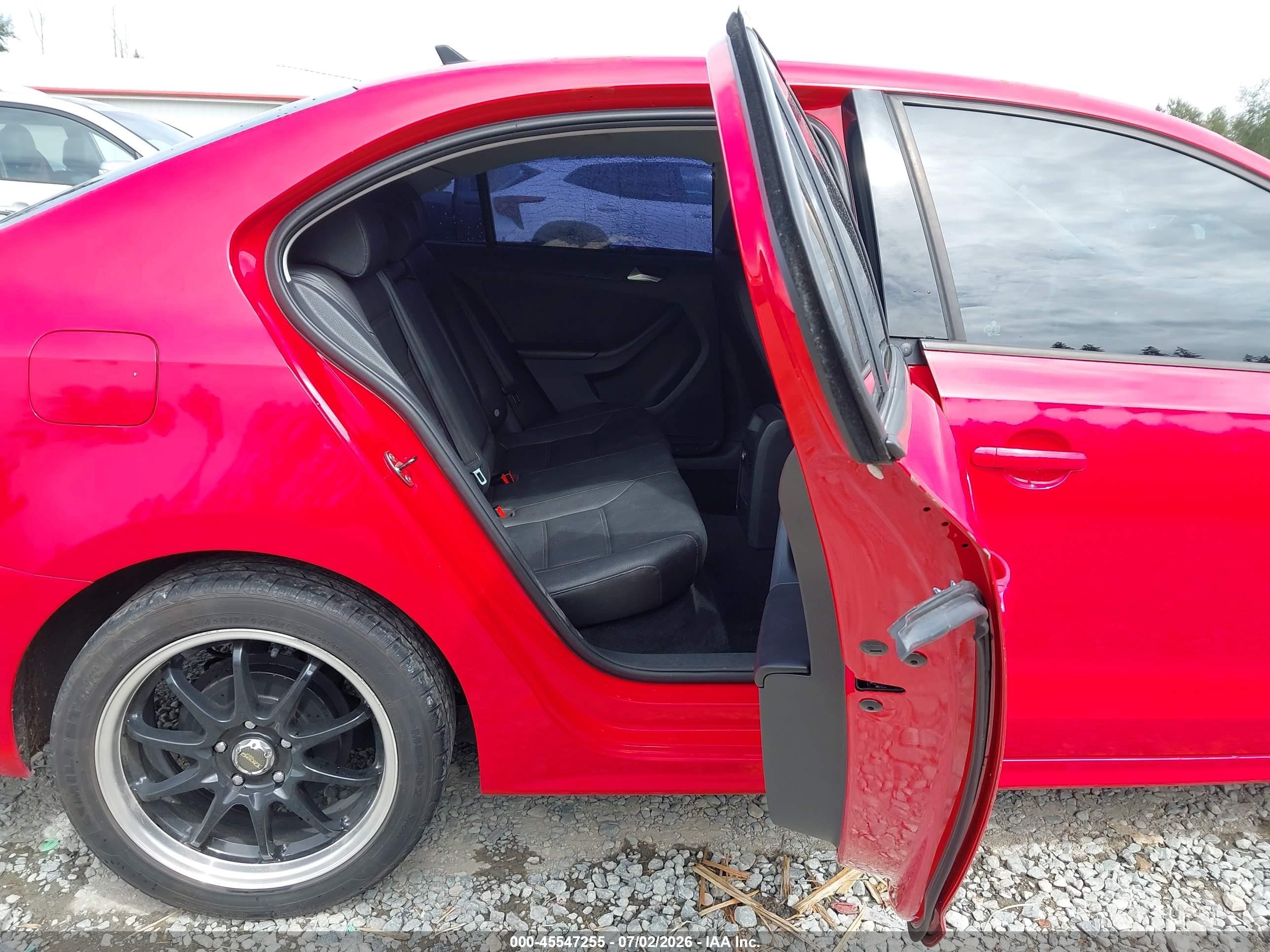 2012 Volkswagen Jetta 2.5l Se Red vin: 3VWDP7AJ6CM355895