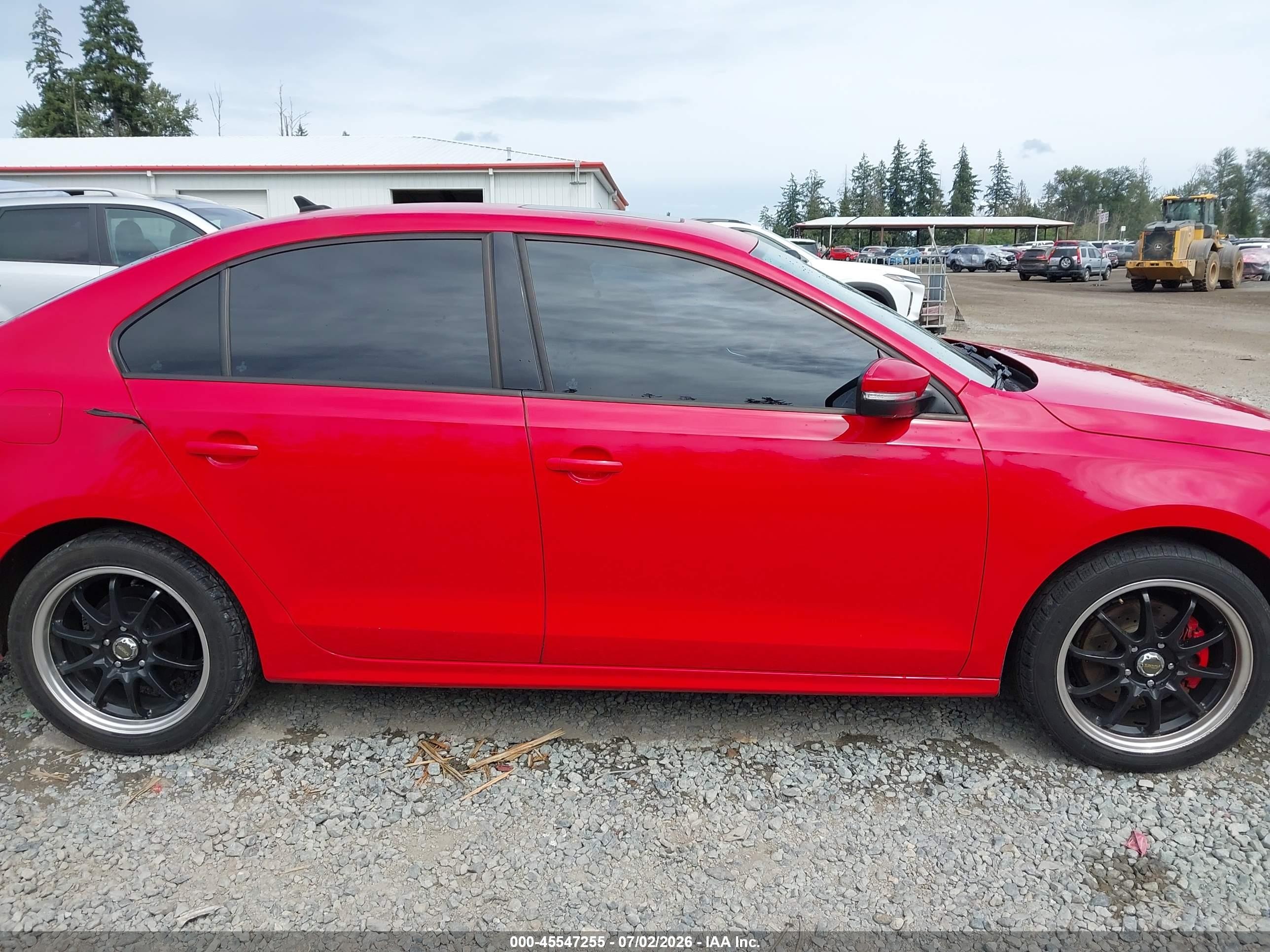 2012 Volkswagen Jetta 2.5l Se Red vin: 3VWDP7AJ6CM355895