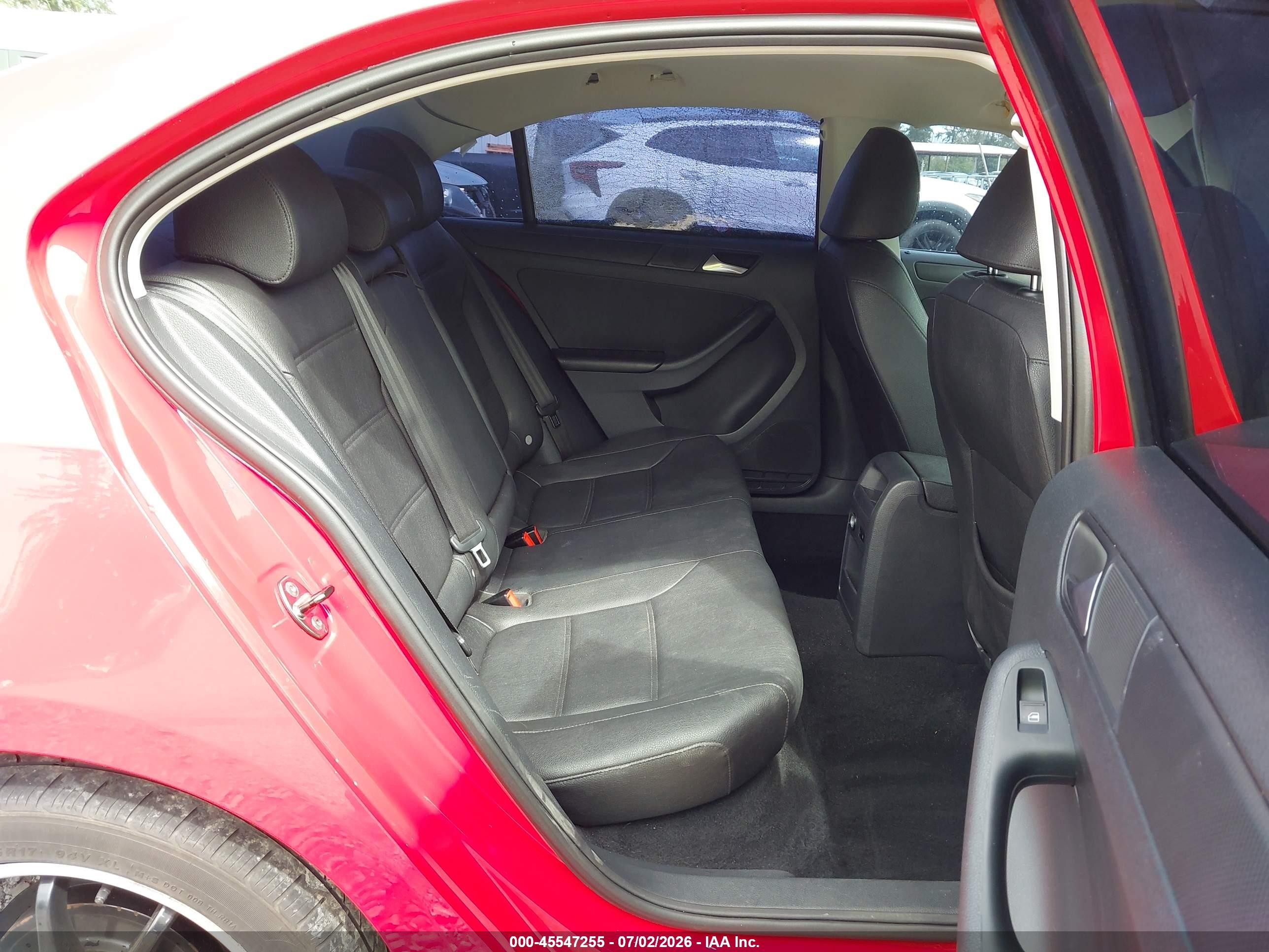 2012 Volkswagen Jetta 2.5l Se Red vin: 3VWDP7AJ6CM355895