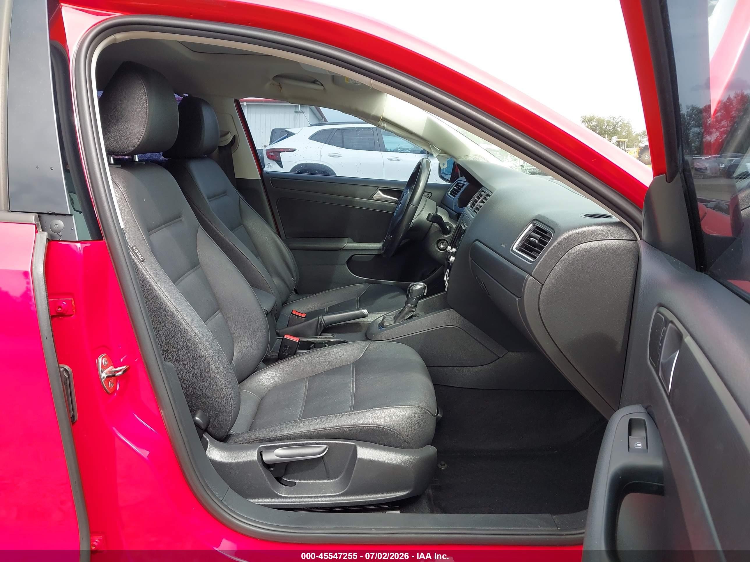 2012 Volkswagen Jetta 2.5l Se Red vin: 3VWDP7AJ6CM355895