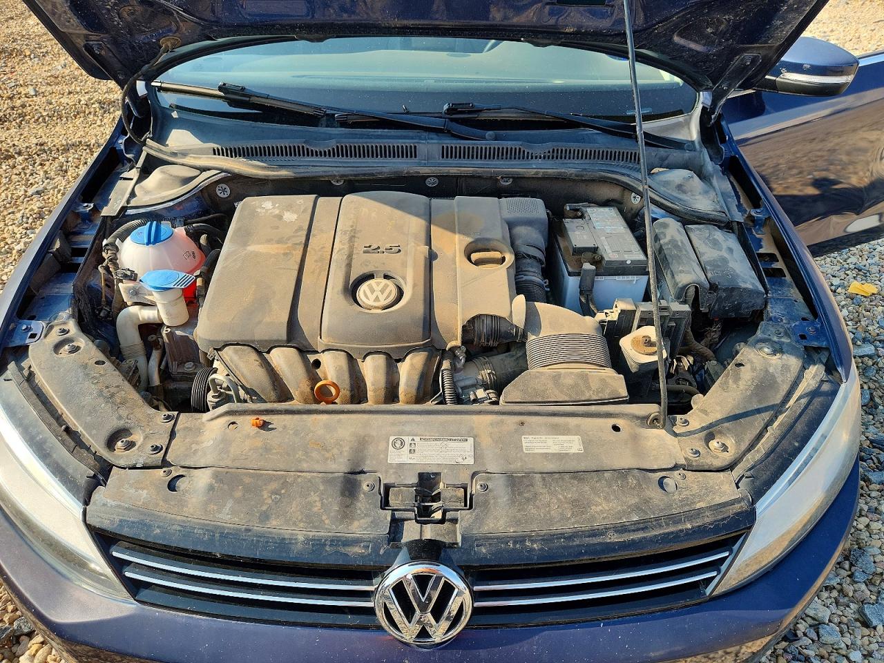 2013 Volkswagen Jetta Se Blue vin: 3VWDP7AJ6DM218019