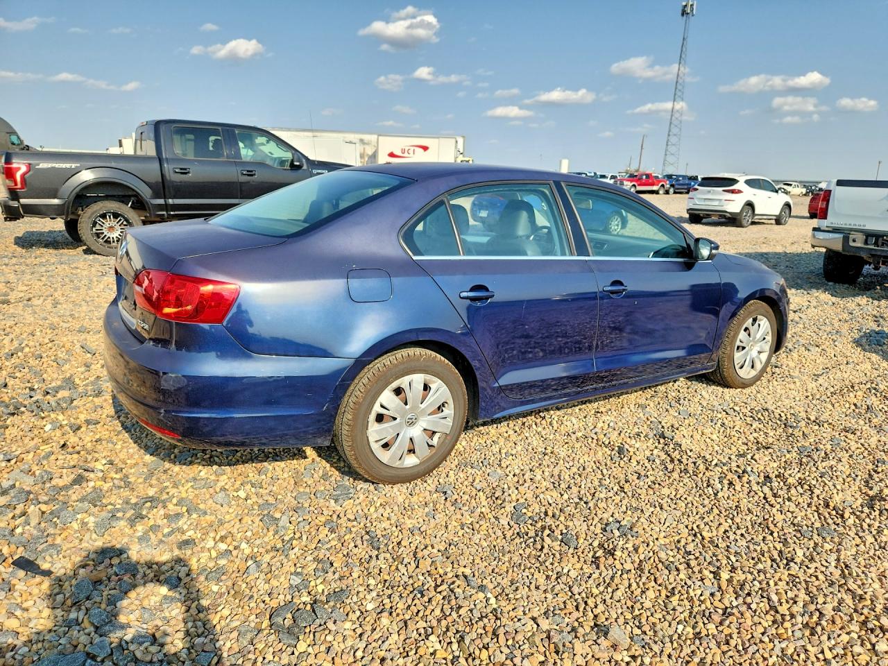 2013 Volkswagen Jetta Se Blue vin: 3VWDP7AJ6DM218019