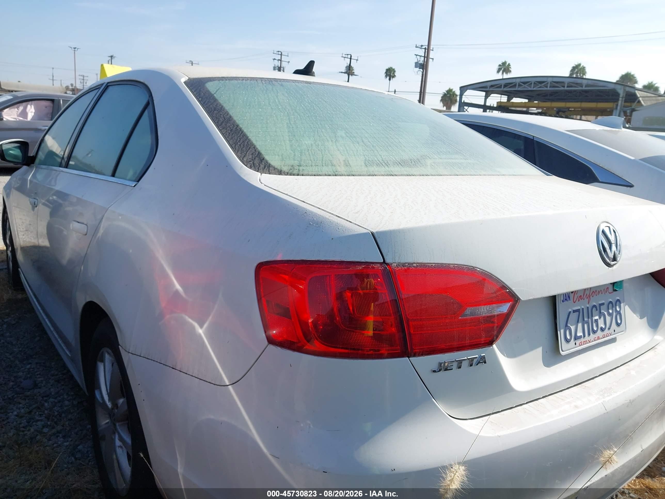2013 Volkswagen Jetta 2.5l Se White vin: 3VWDP7AJ6DM253627