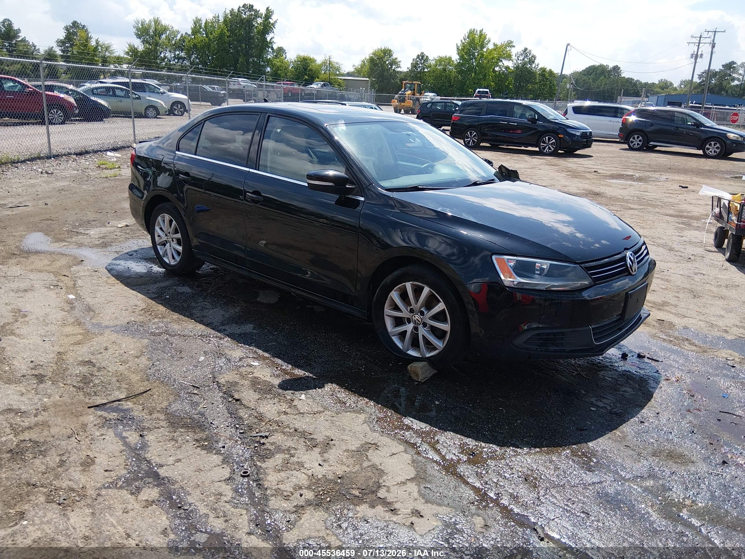 2013 Volkswagen Jetta 2.5l Se Black vin: 3VWDP7AJ6DM269472