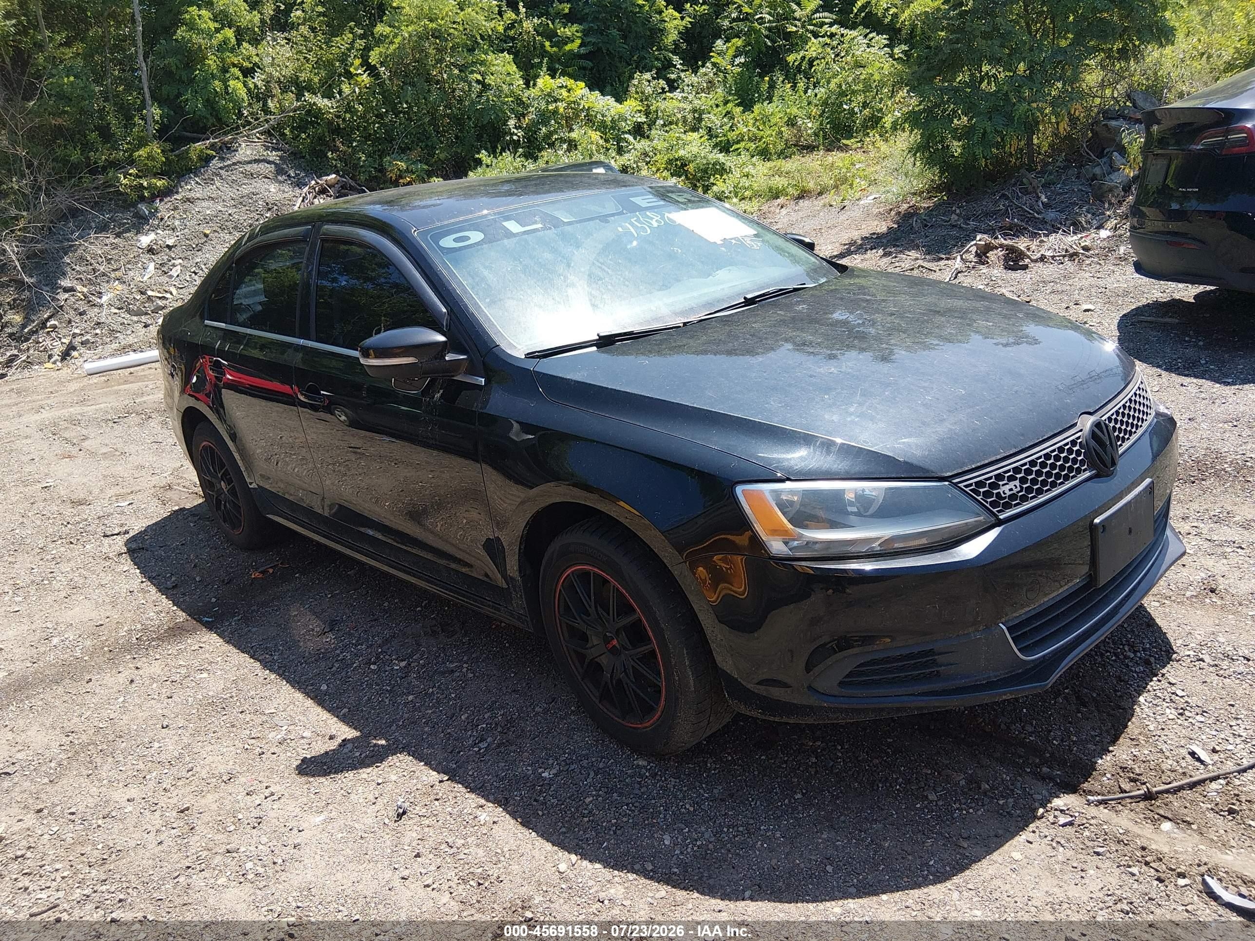 2013 Volkswagen Jetta 2.5l Se Black vin: 3VWDP7AJ6DM286188