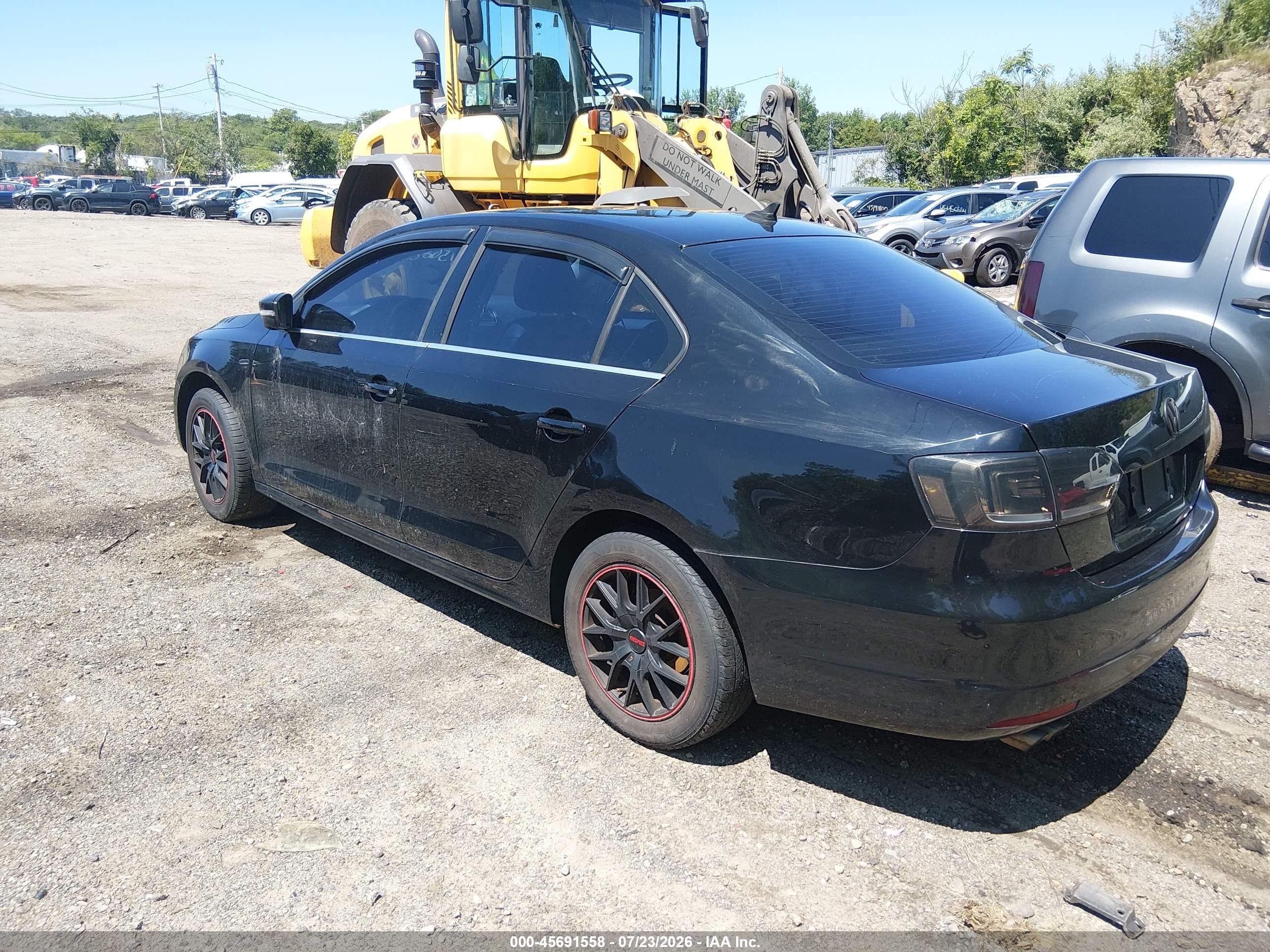 2013 Volkswagen Jetta 2.5l Se Black vin: 3VWDP7AJ6DM286188