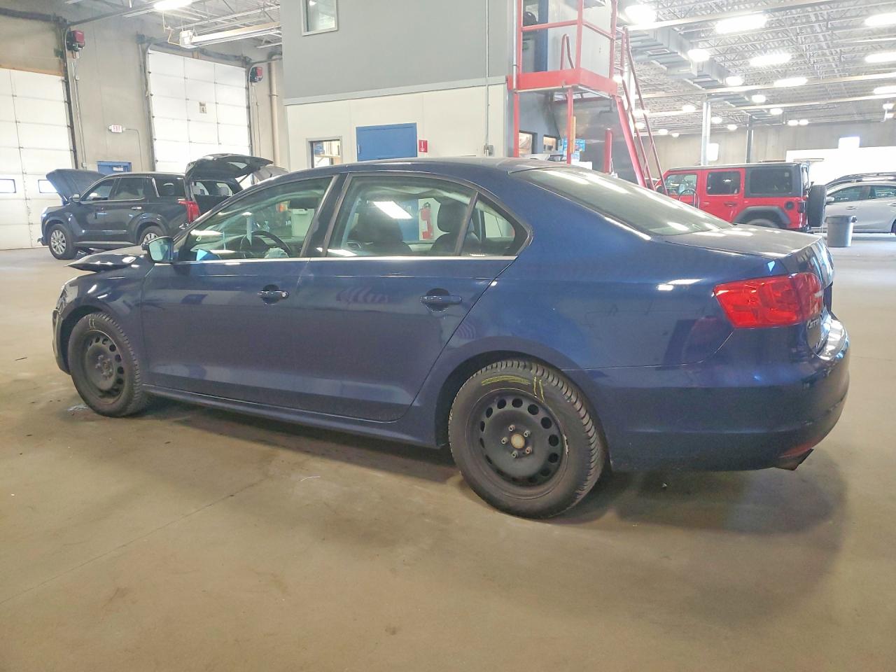 2013 Volkswagen Jetta Se Blue vin: 3VWDP7AJ6DM287907