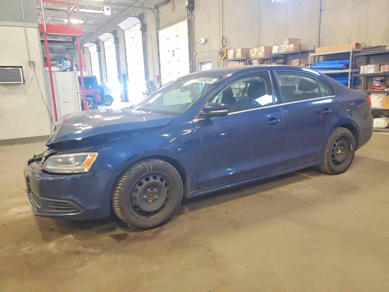 2013 Volkswagen Jetta Se Blue vin: 3VWDP7AJ6DM287907