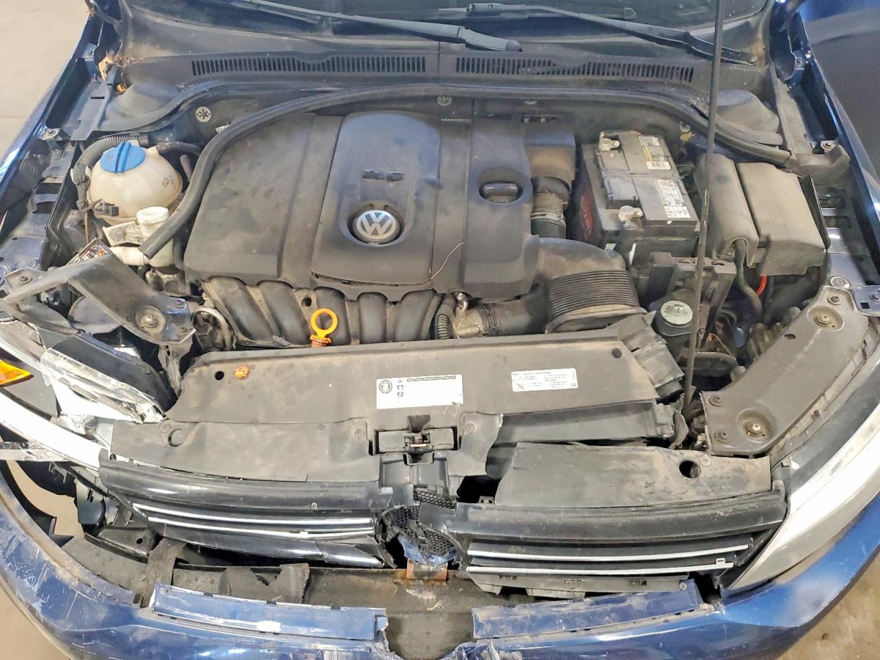 2013 Volkswagen Jetta Se Blue vin: 3VWDP7AJ6DM287907