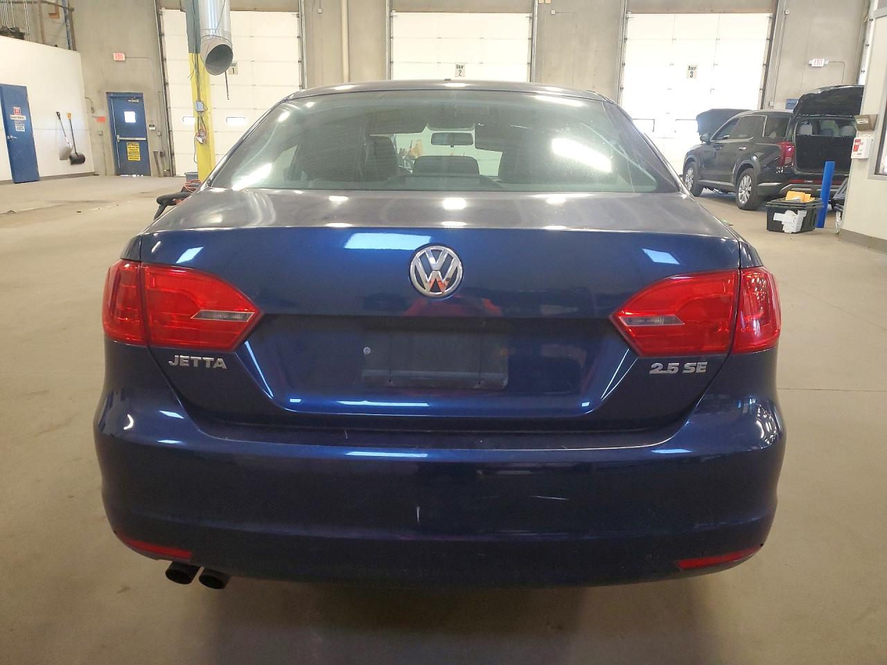 2013 Volkswagen Jetta Se Blue vin: 3VWDP7AJ6DM287907