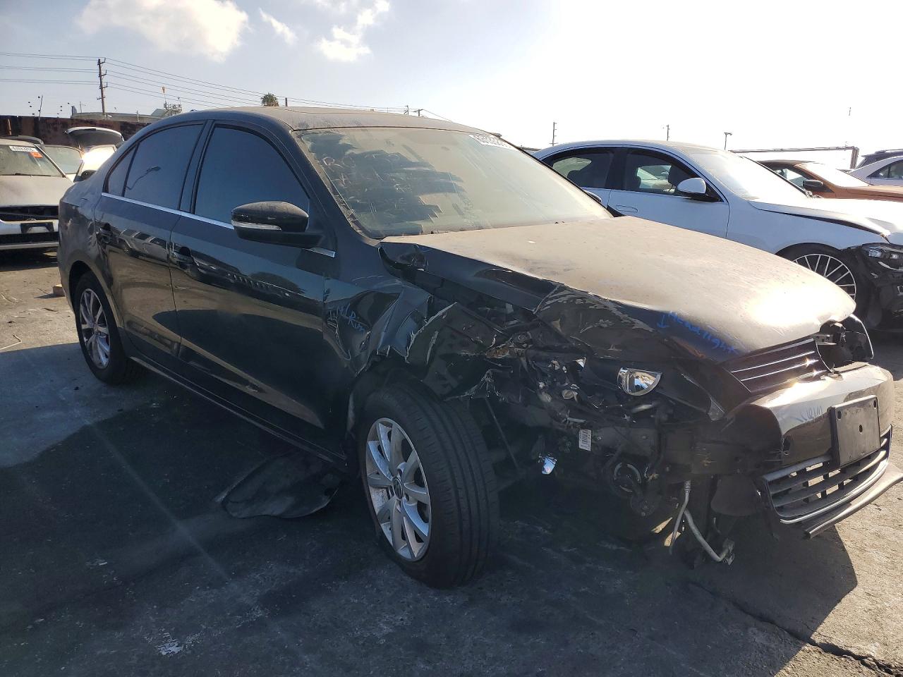 2013 Volkswagen Jetta Se Black vin: 3VWDP7AJ6DM302762
