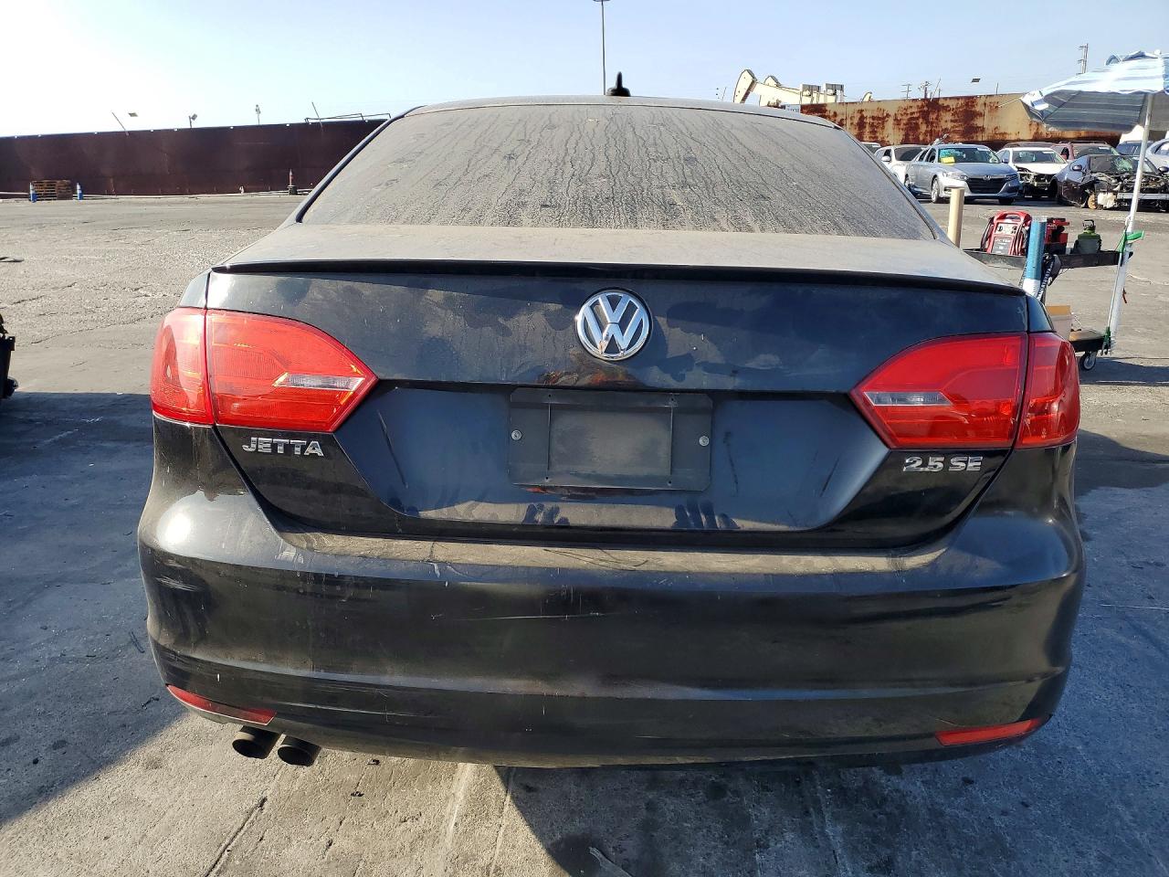 2013 Volkswagen Jetta Se Black vin: 3VWDP7AJ6DM302762
