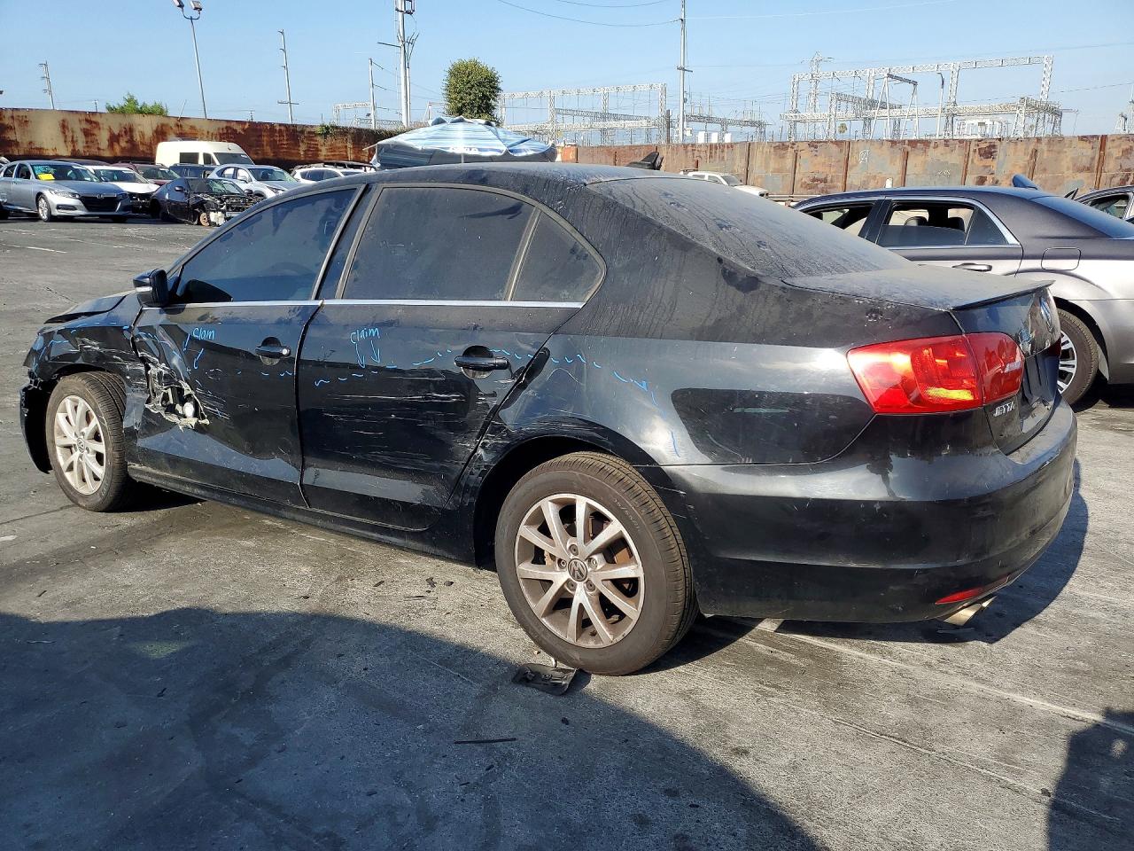 2013 Volkswagen Jetta Se Black vin: 3VWDP7AJ6DM302762