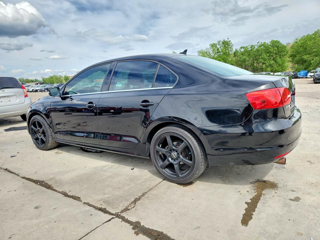 2013 Volkswagen Jetta Se Black vin: 3VWDP7AJ6DM351735