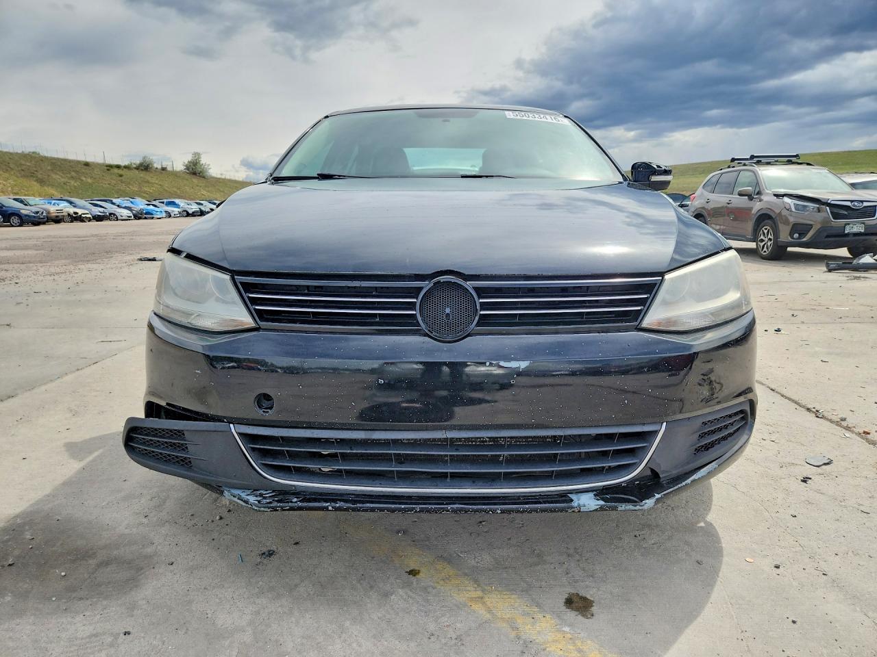 2013 Volkswagen Jetta Se Black vin: 3VWDP7AJ6DM351735