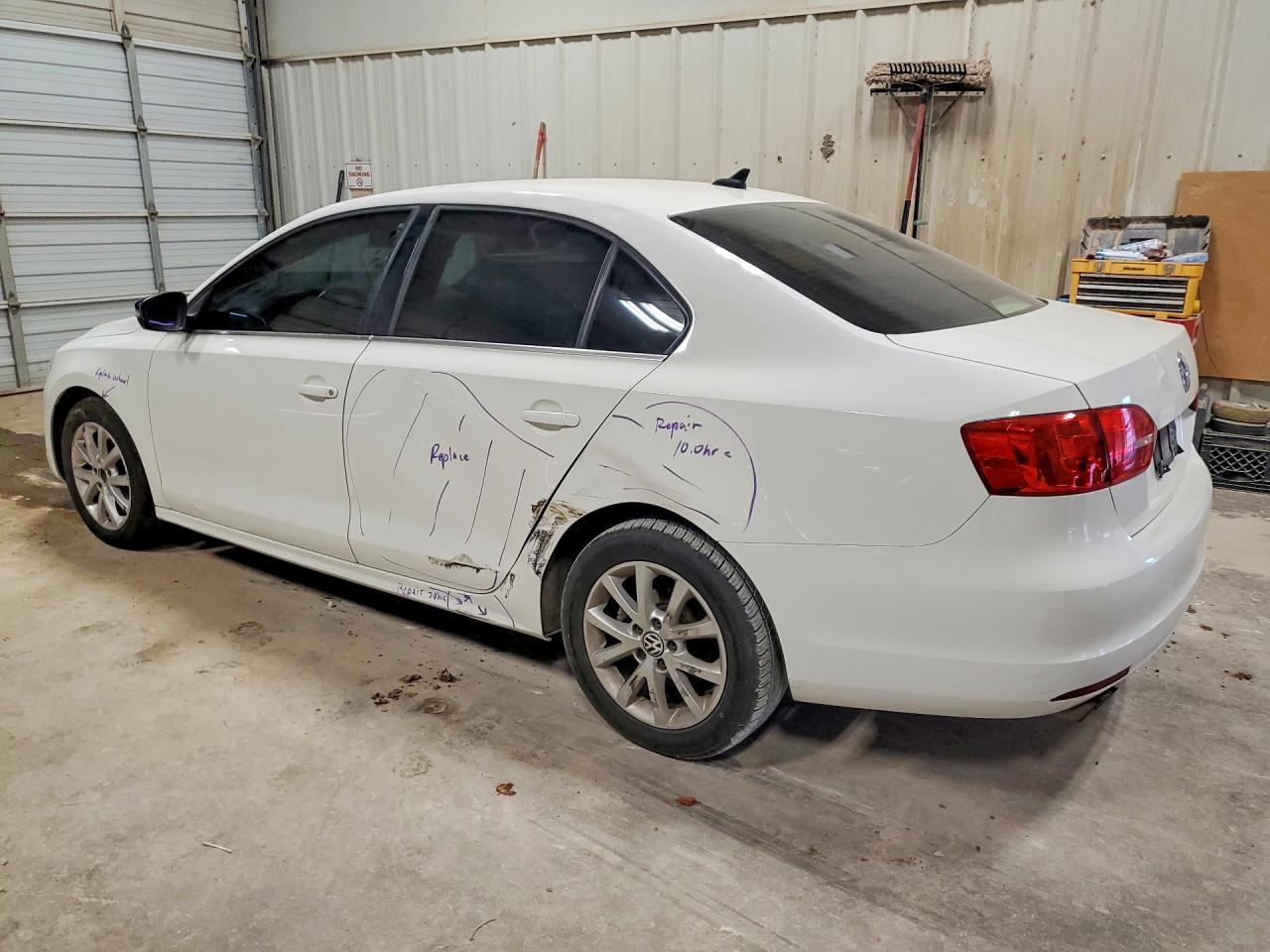 2013 Volkswagen Jetta Se White vin: 3VWDP7AJ6DM364534