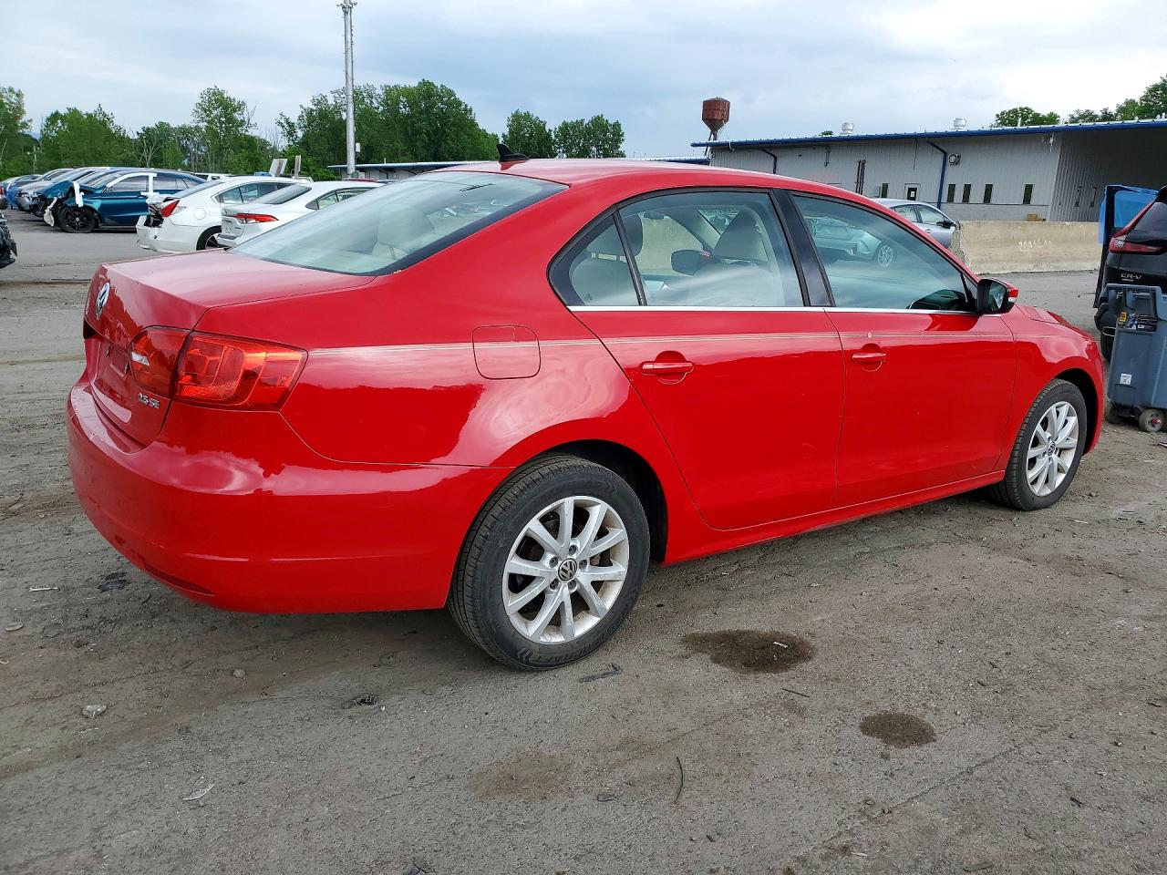 2013 Volkswagen Jetta Se Красный vin: 3VWDP7AJ6DM368860