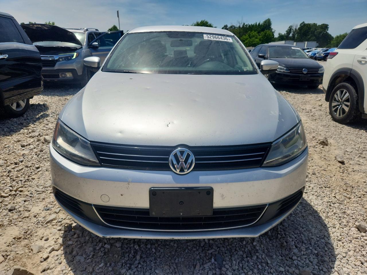2013 Volkswagen Jetta Se Silver vin: 3VWDP7AJ6DM370267
