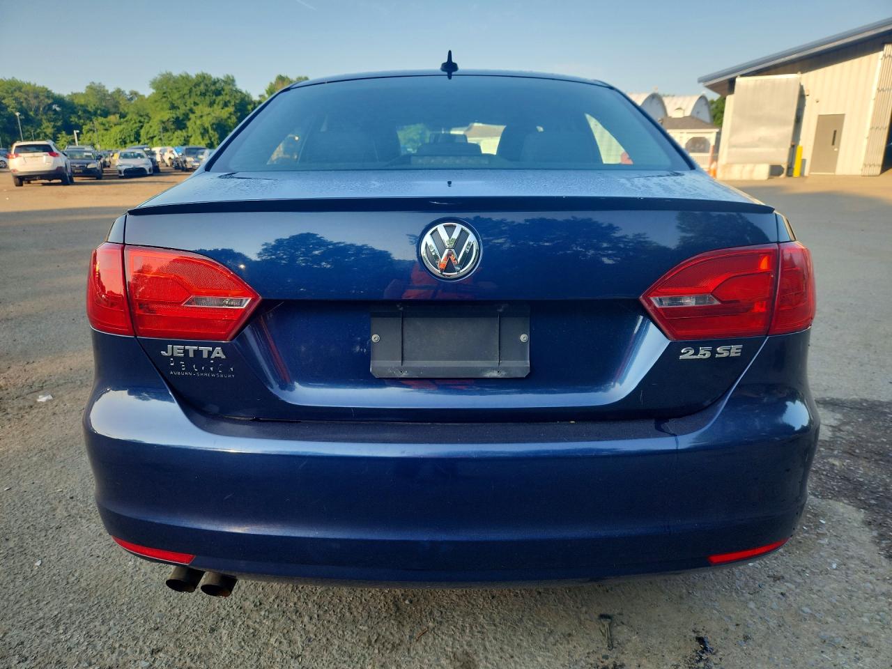 2013 Volkswagen Jetta Se Blue vin: 3VWDP7AJ6DM370690