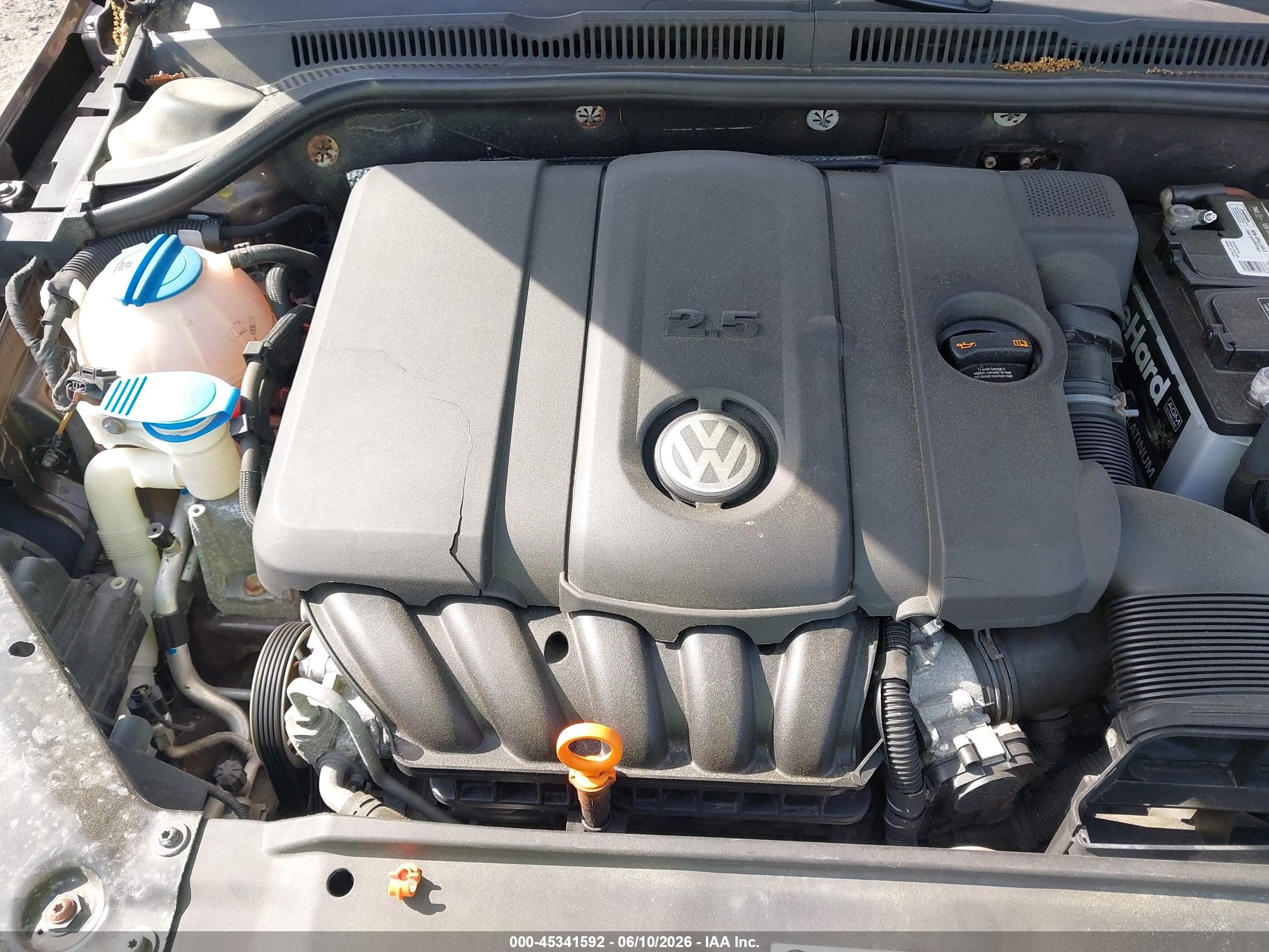 2013 Volkswagen Jetta 2.5l Se Brown vin: 3VWDP7AJ6DM372598