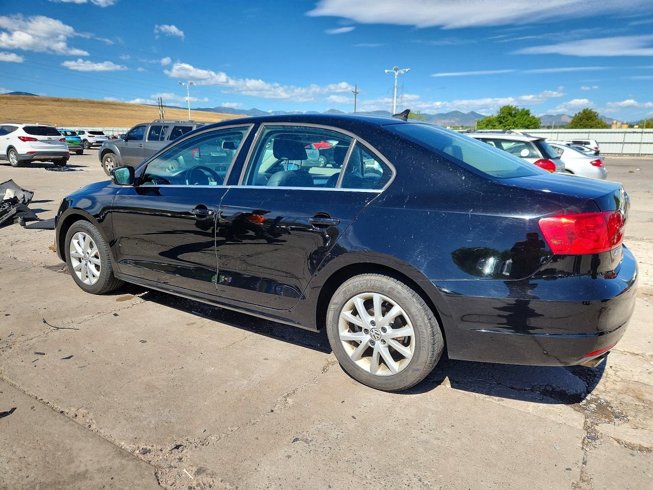 2013 Volkswagen Jetta Se Black vin: 3VWDP7AJ6DM383780