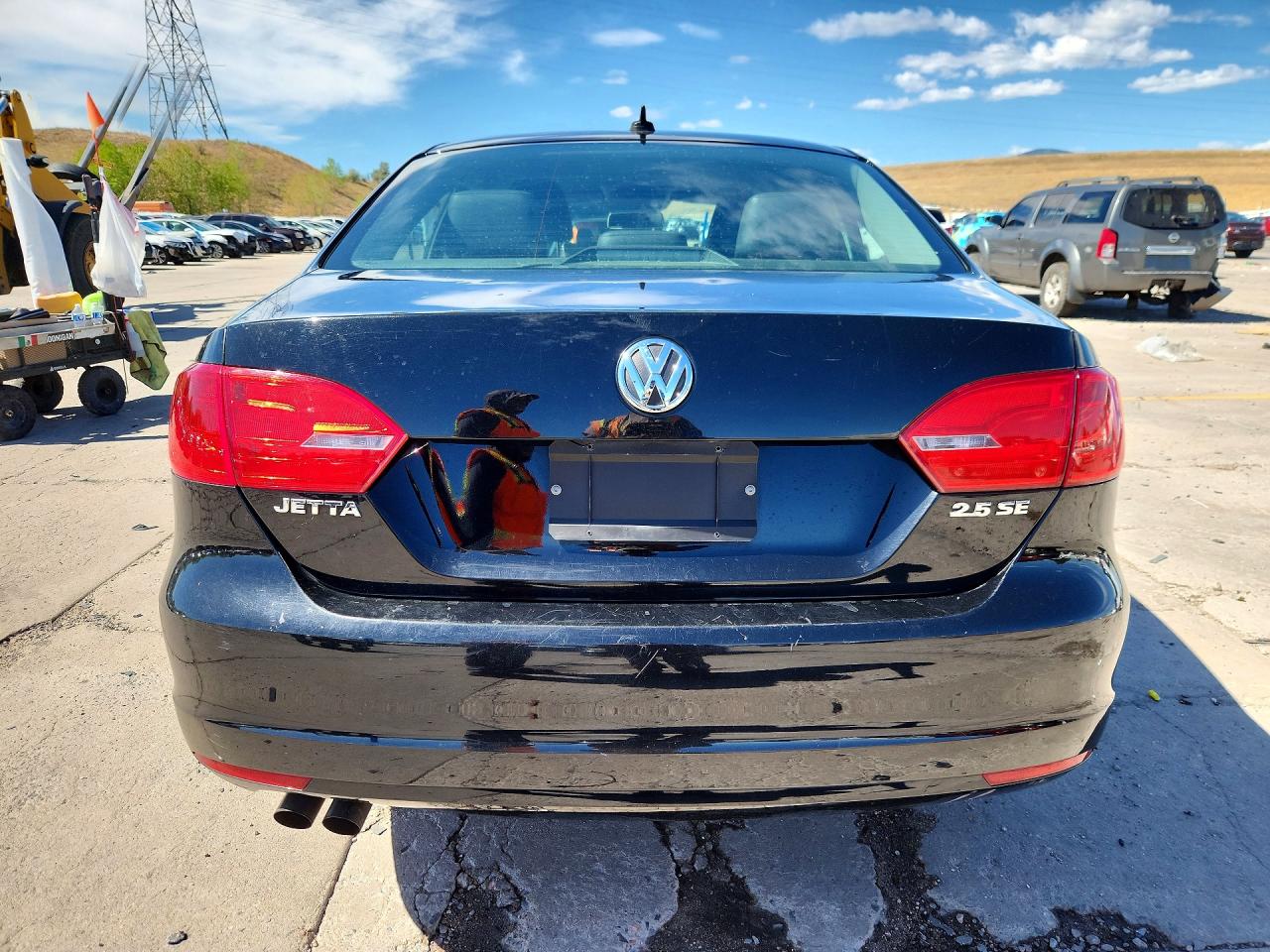 2013 Volkswagen Jetta Se Black vin: 3VWDP7AJ6DM383780