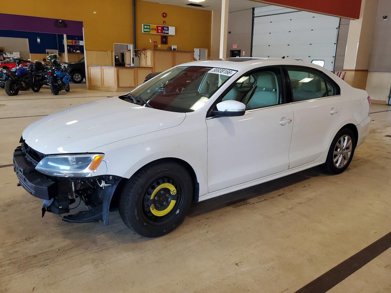 2013 Volkswagen Jetta Se White vin: 3VWDP7AJ6DM393872