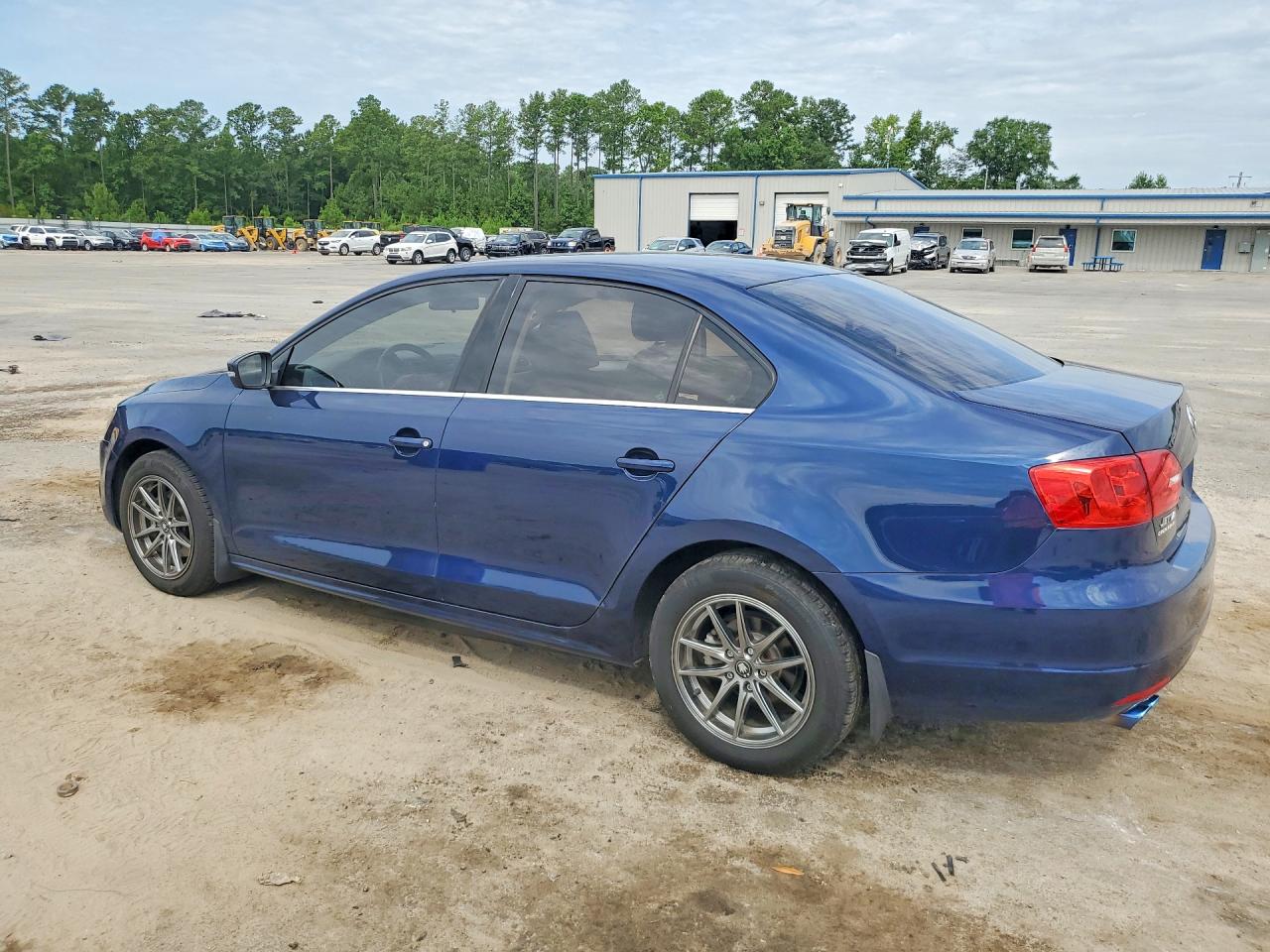 2013 Volkswagen Jetta Se Синий vin: 3VWDP7AJ6DM403641