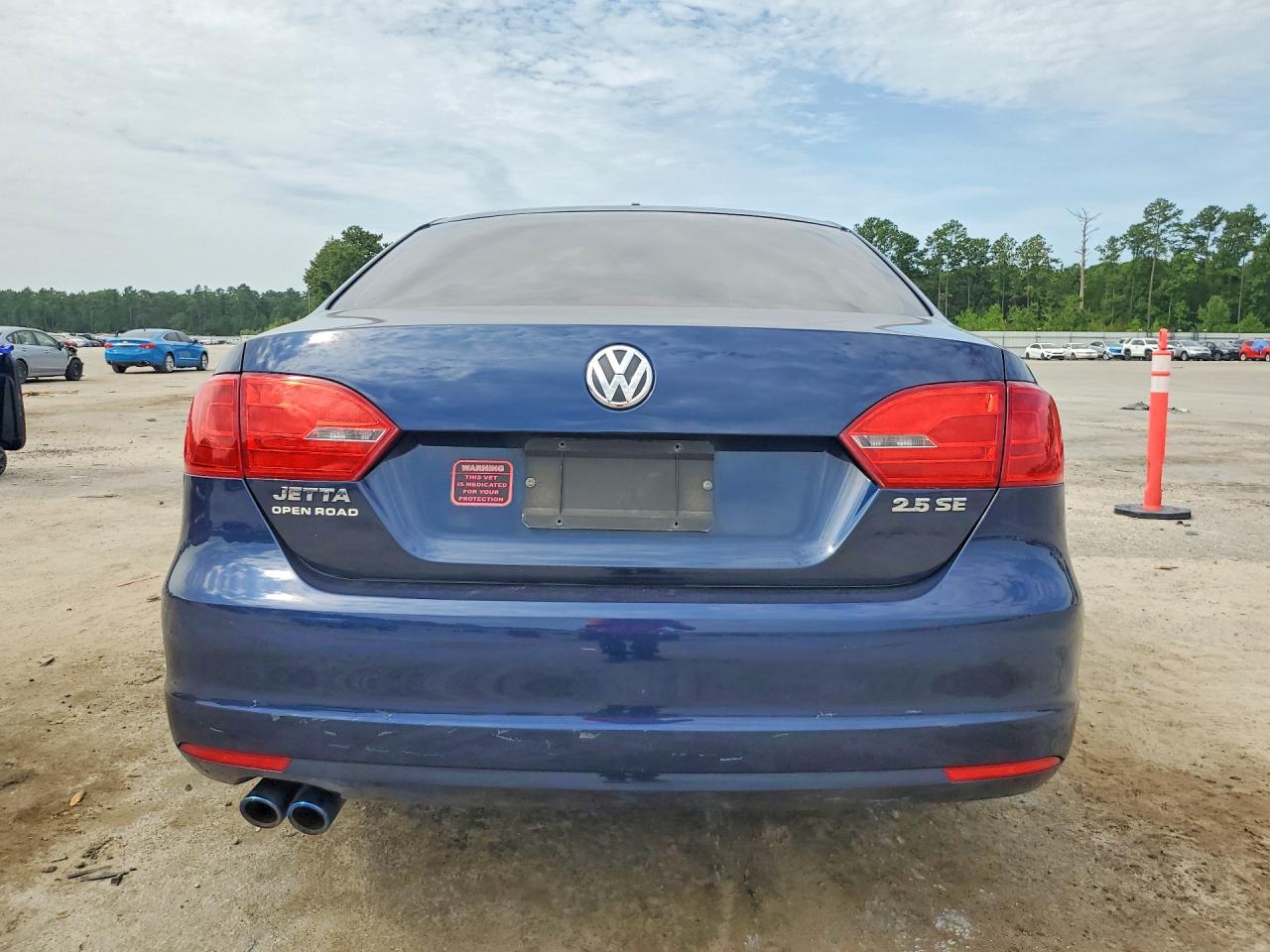 2013 Volkswagen Jetta Se Синий vin: 3VWDP7AJ6DM403641