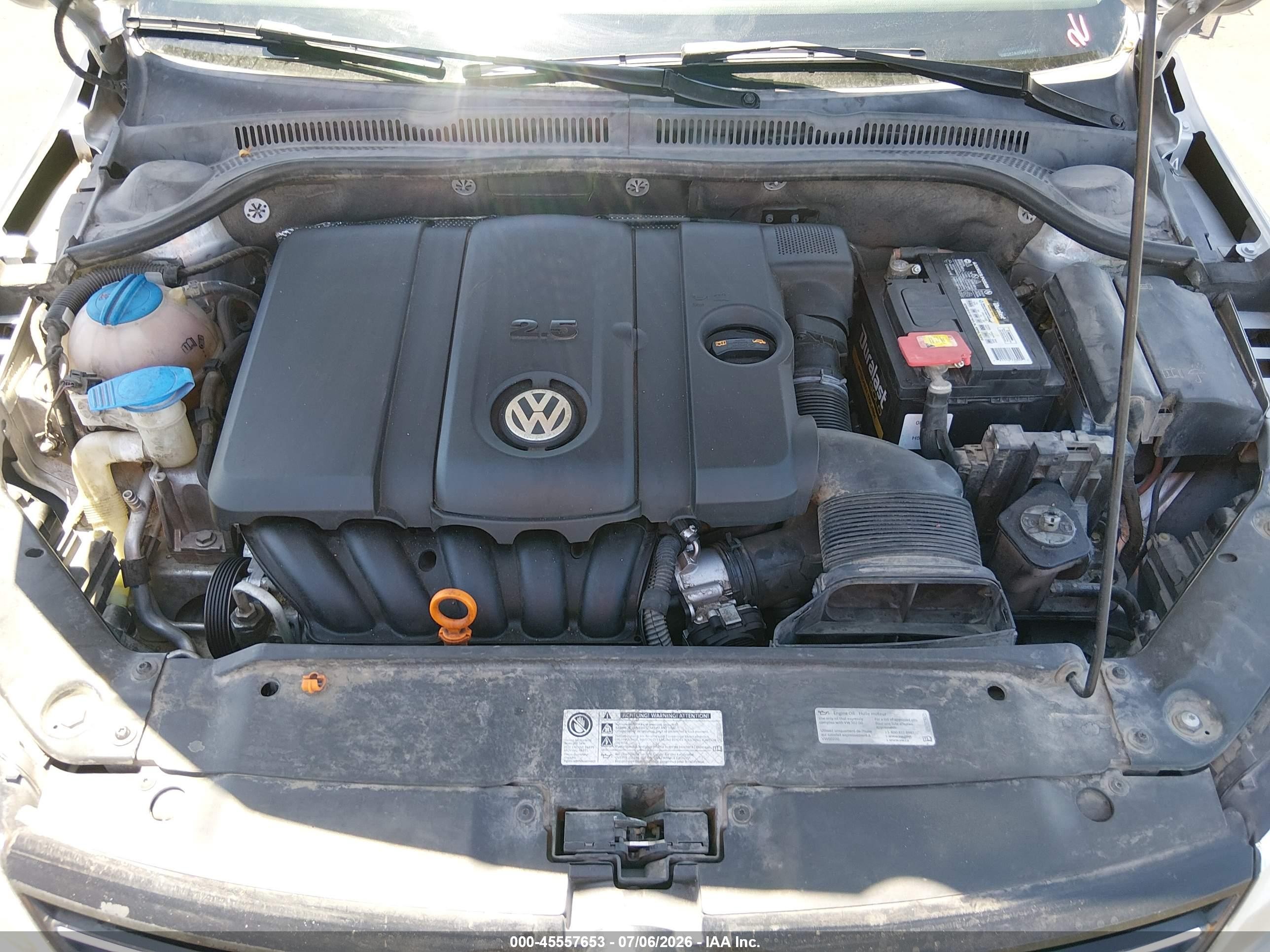 2013 Volkswagen Jetta 2.5l Se Серебряный vin: 3VWDP7AJ6DM409472