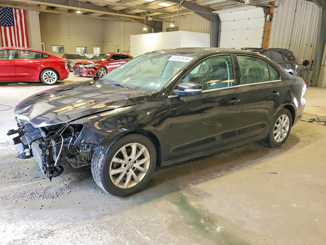 2013 Volkswagen Jetta Se Black vin: 3VWDP7AJ6DM422156