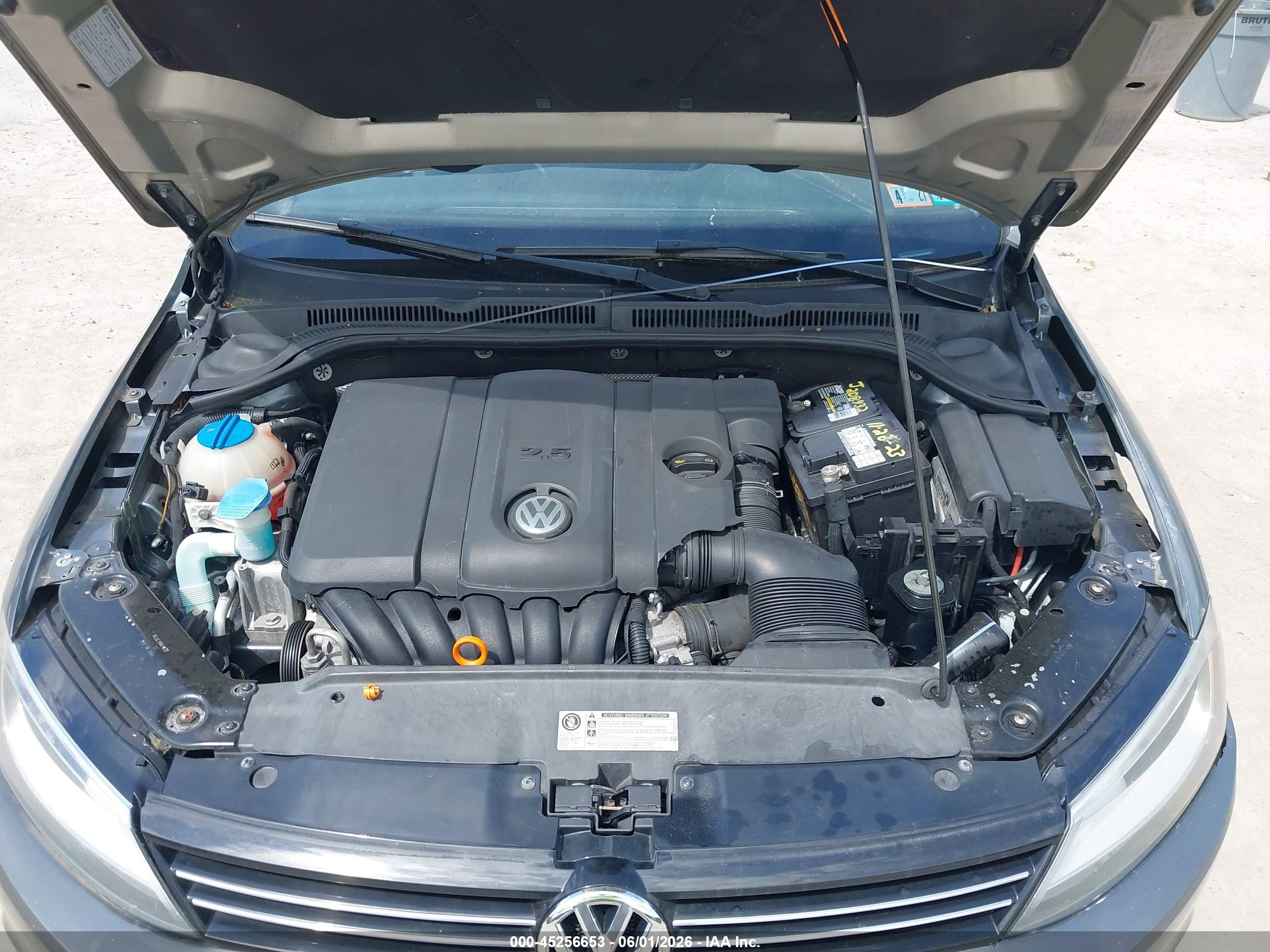 2012 Volkswagen Jetta 2.5l Se Gray vin: 3VWDP7AJ7CM020869