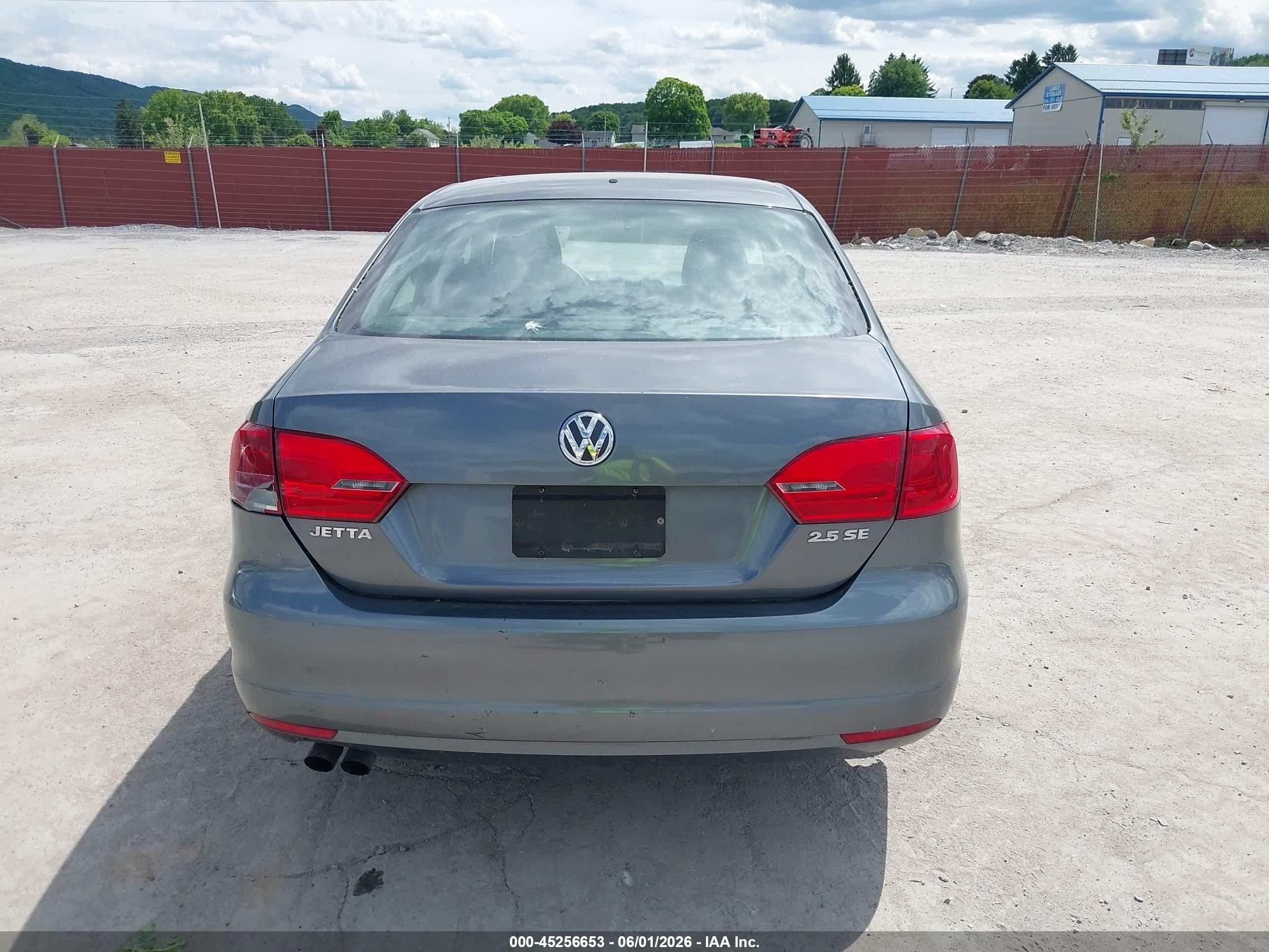 2012 Volkswagen Jetta 2.5l Se Gray vin: 3VWDP7AJ7CM020869