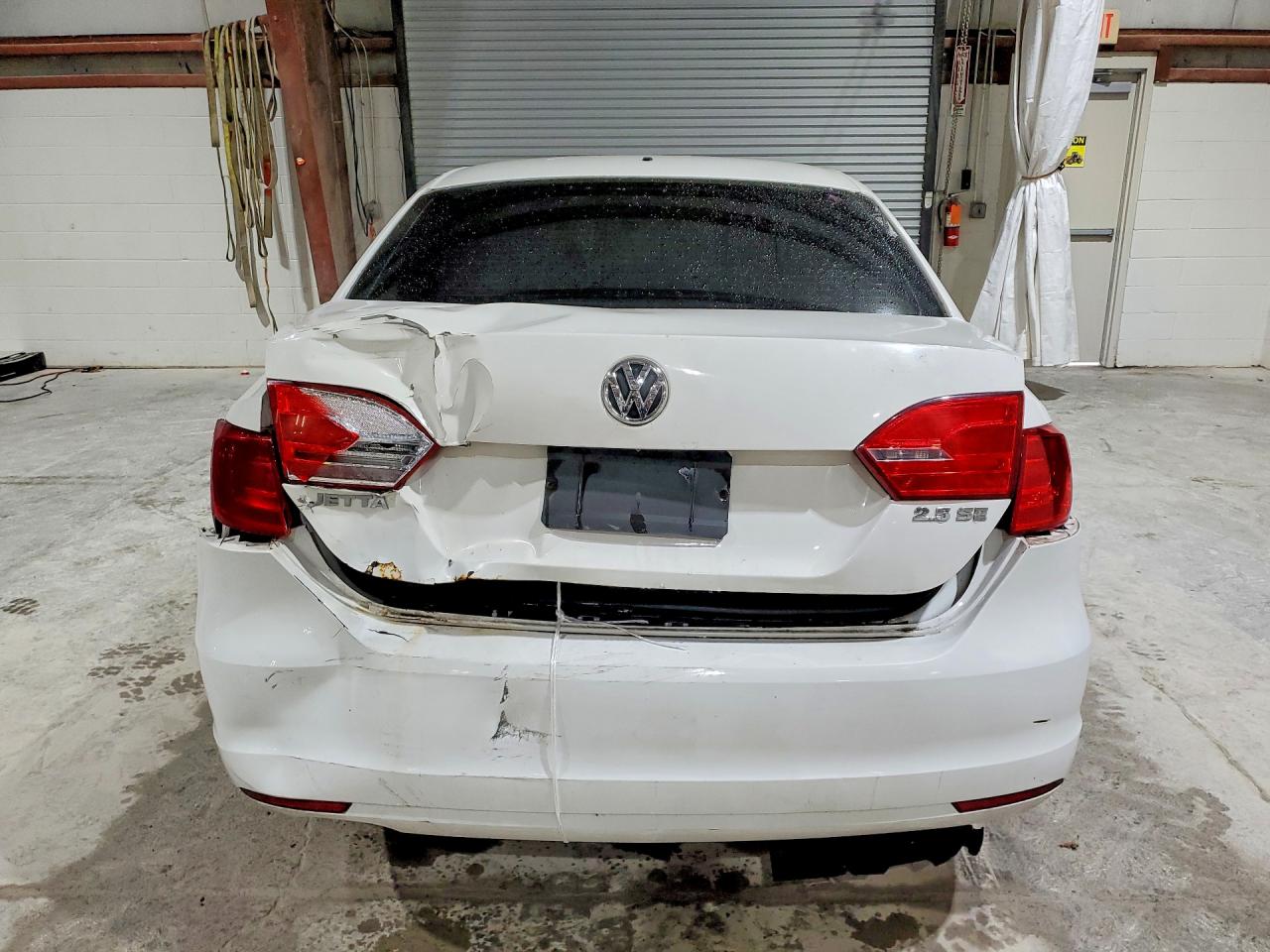 2012 Volkswagen Jetta Se White vin: 3VWDP7AJ7CM077671