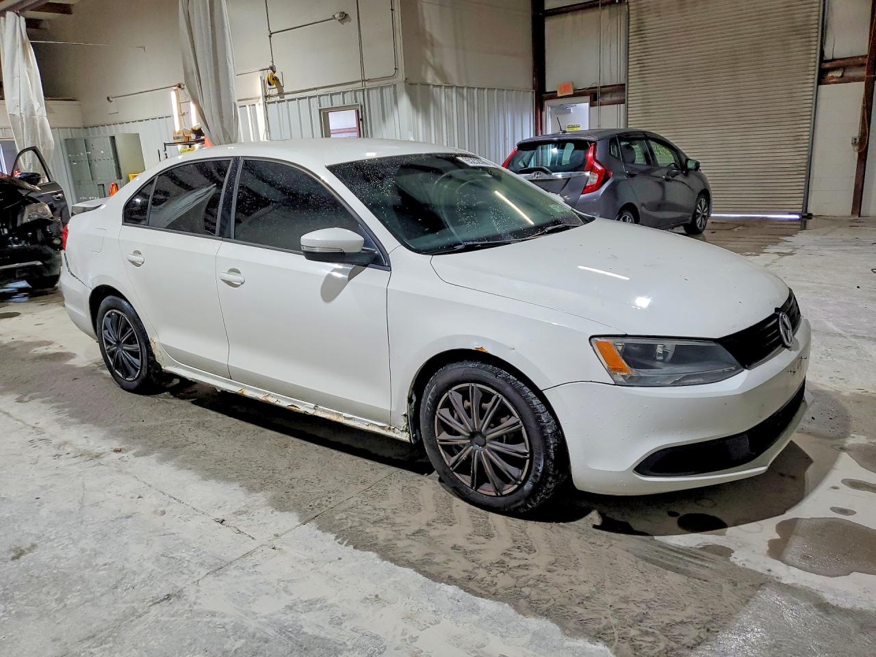 2012 Volkswagen Jetta Se White vin: 3VWDP7AJ7CM077671