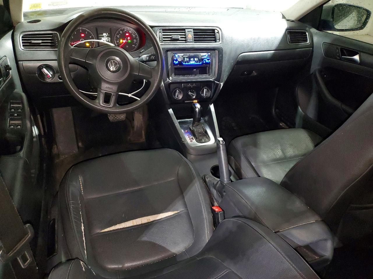 2012 Volkswagen Jetta Se White vin: 3VWDP7AJ7CM077671