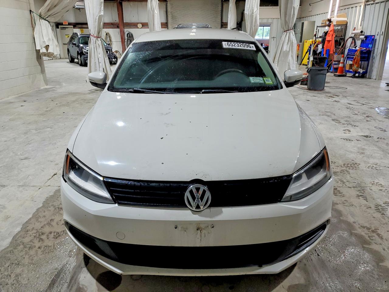 2012 Volkswagen Jetta Se White vin: 3VWDP7AJ7CM077671