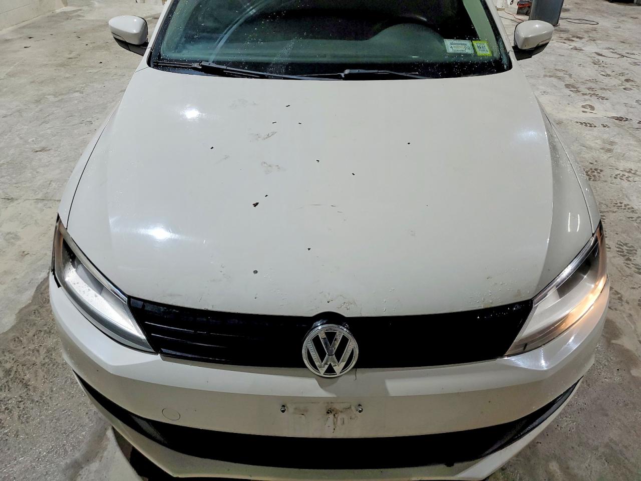 2012 Volkswagen Jetta Se White vin: 3VWDP7AJ7CM077671