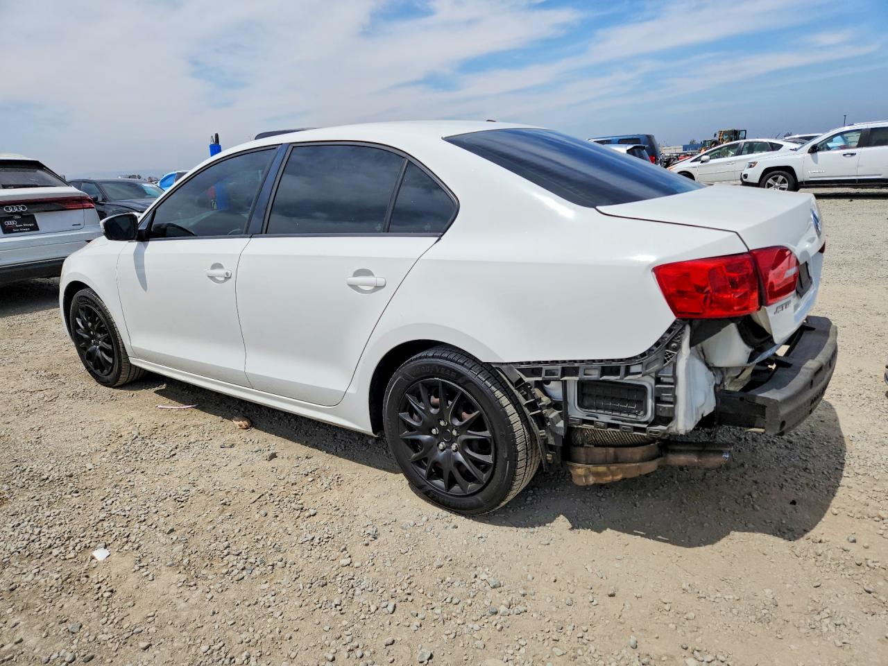 2012 Volkswagen Jetta Se White vin: 3VWDP7AJ7CM085995
