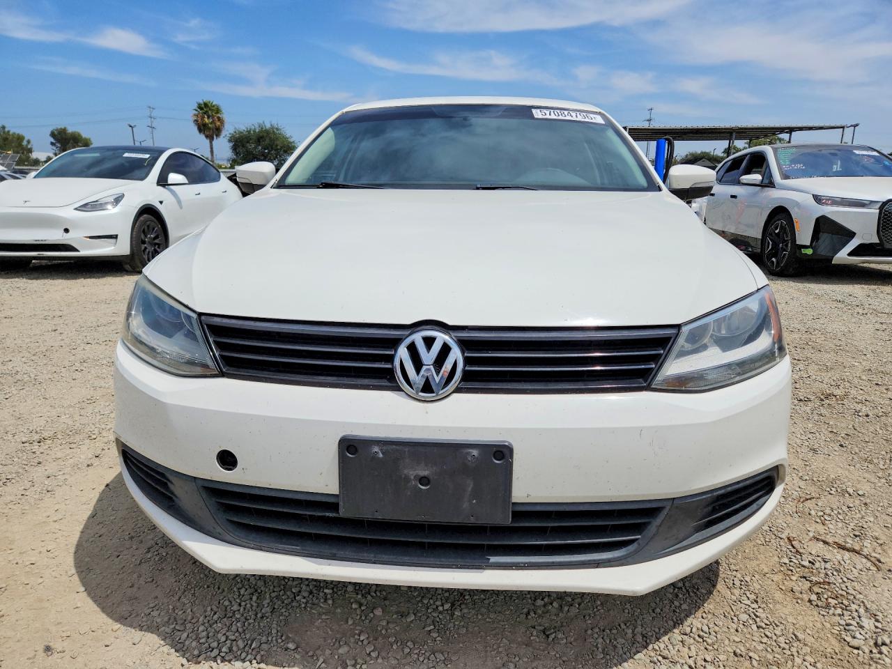 2012 Volkswagen Jetta Se White vin: 3VWDP7AJ7CM085995