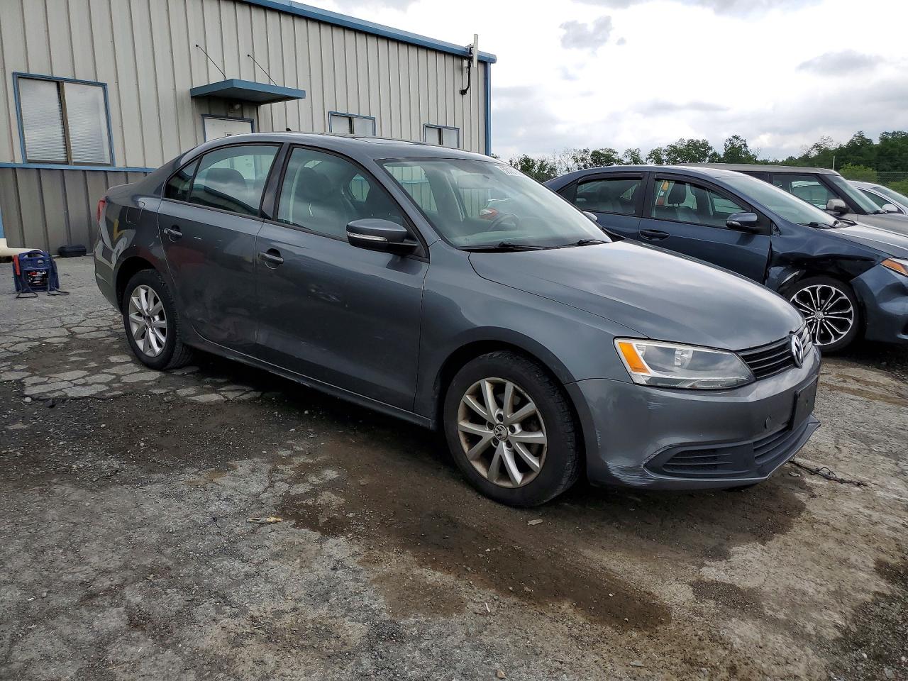 2012 Volkswagen Jetta Se Gray vin: 3VWDP7AJ7CM301909