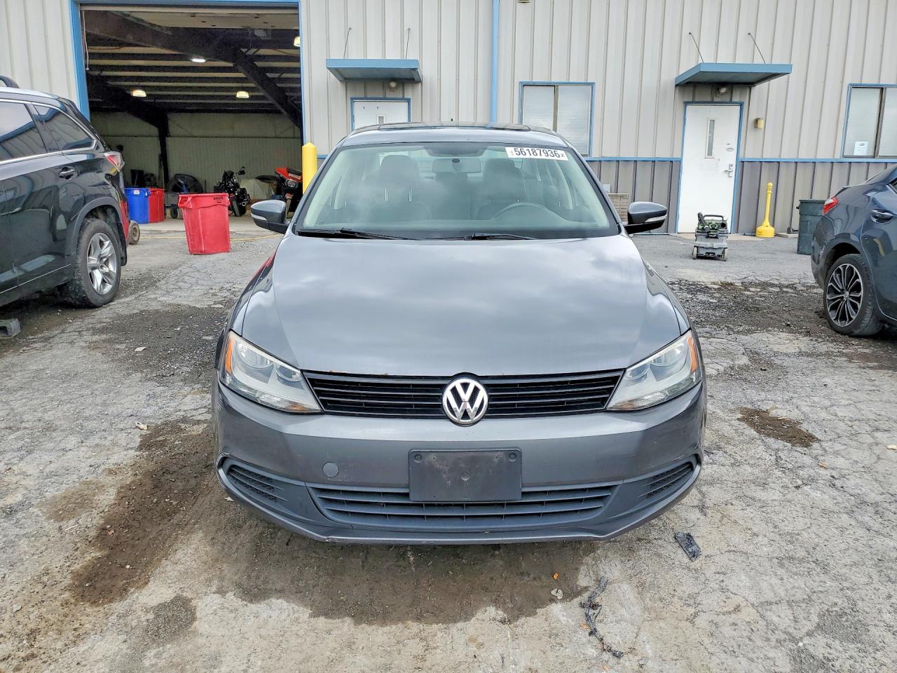 2012 Volkswagen Jetta Se Gray vin: 3VWDP7AJ7CM301909