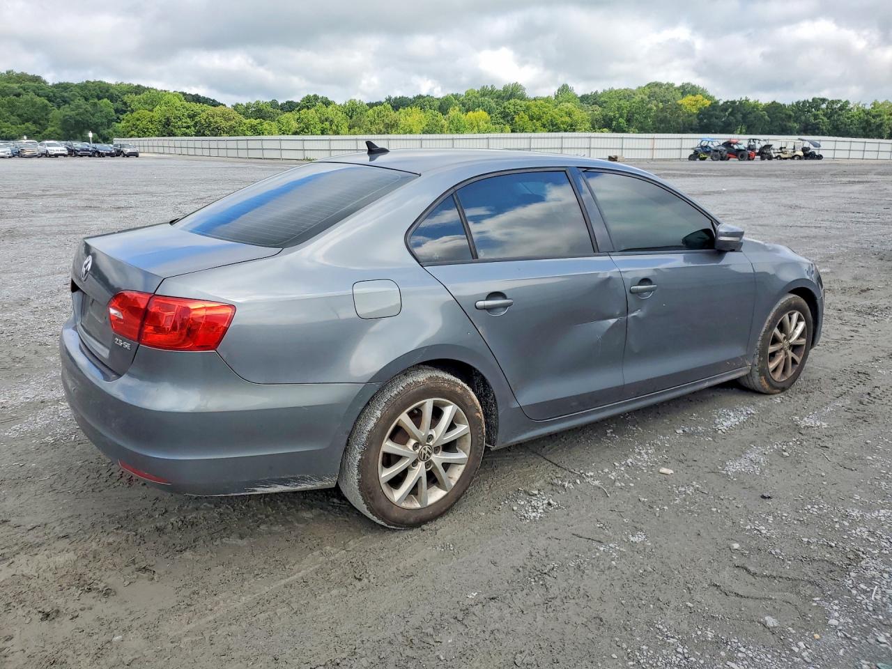 2012 Volkswagen Jetta Se Gray vin: 3VWDP7AJ7CM341732