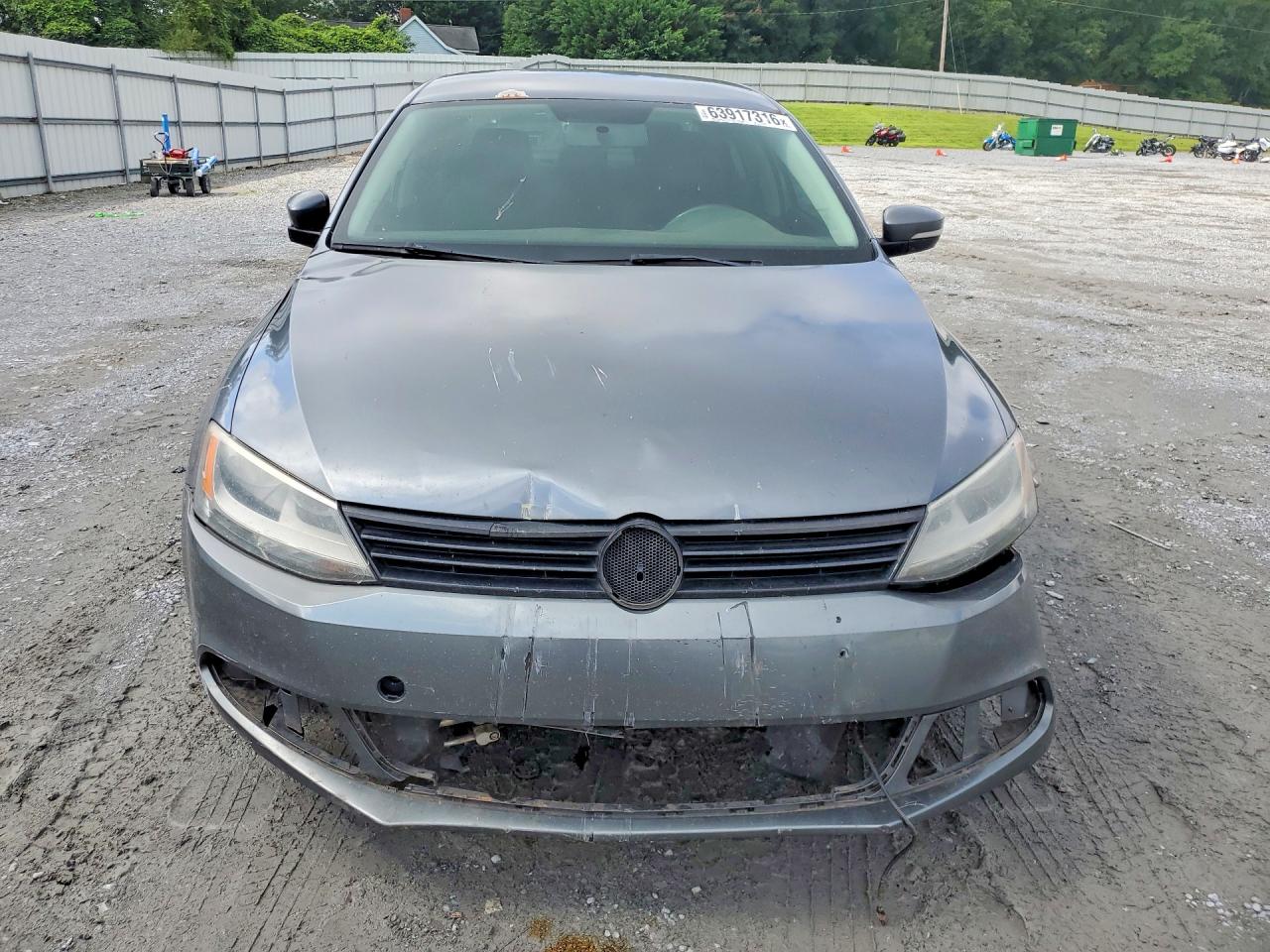 2012 Volkswagen Jetta Se Gray vin: 3VWDP7AJ7CM341732