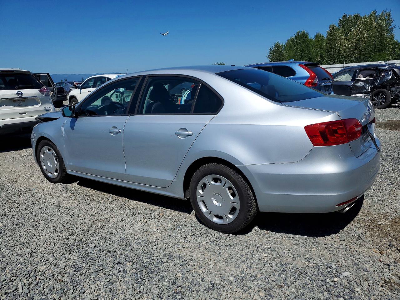 2012 Volkswagen Jetta Se Silver vin: 3VWDP7AJ7CM452488