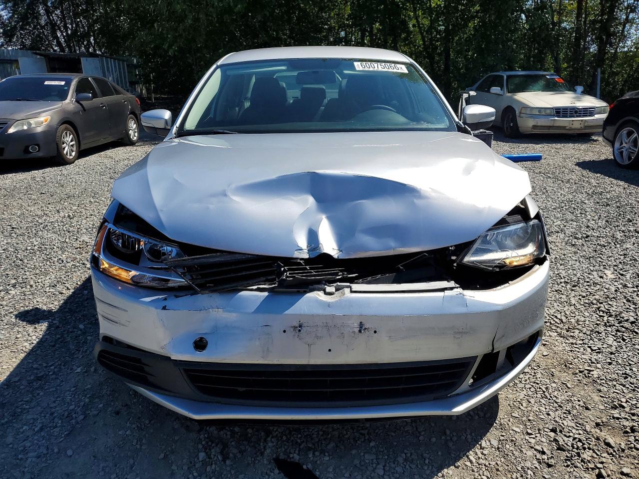 2012 Volkswagen Jetta Se Silver vin: 3VWDP7AJ7CM452488