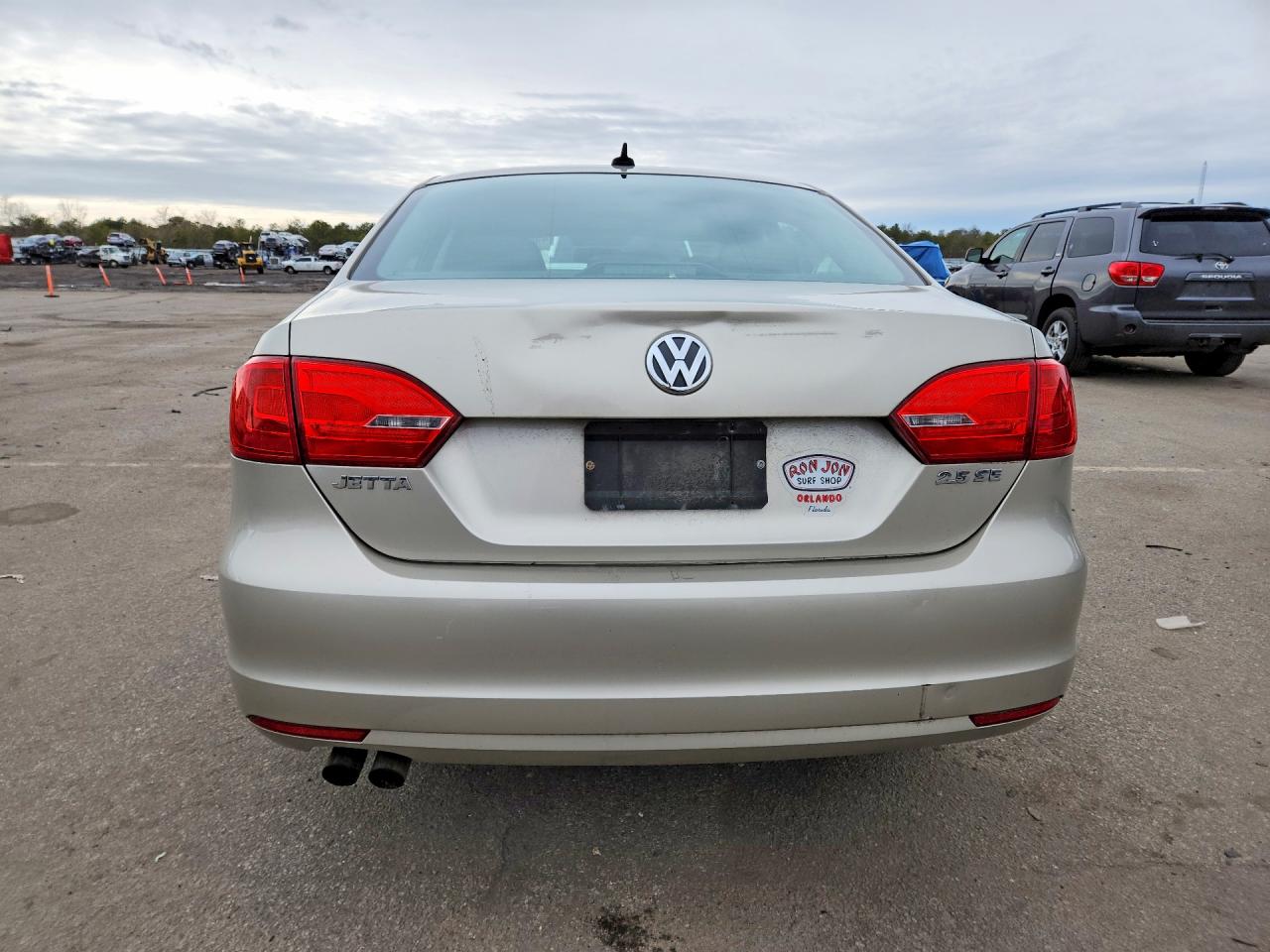 2012 Volkswagen Jetta Se Beige vin: 3VWDP7AJ7CM455780