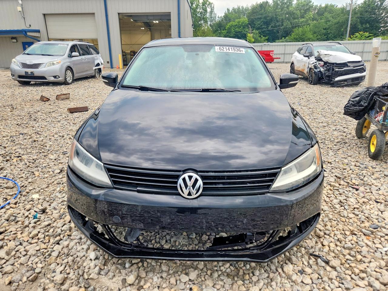 2012 Volkswagen Jetta Se Black vin: 3VWDP7AJ7CM463037