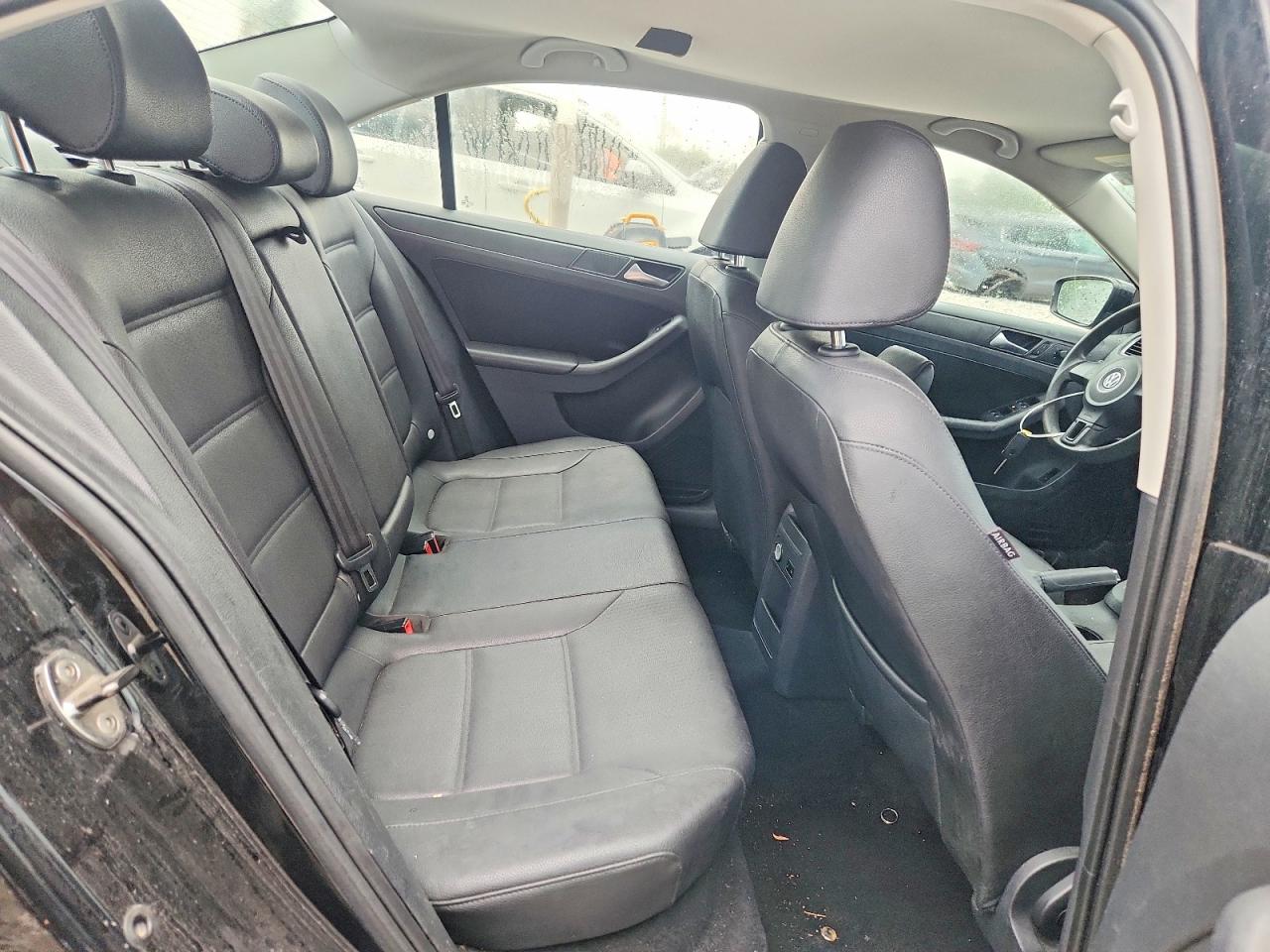 2012 Volkswagen Jetta Se Black vin: 3VWDP7AJ7CM463037