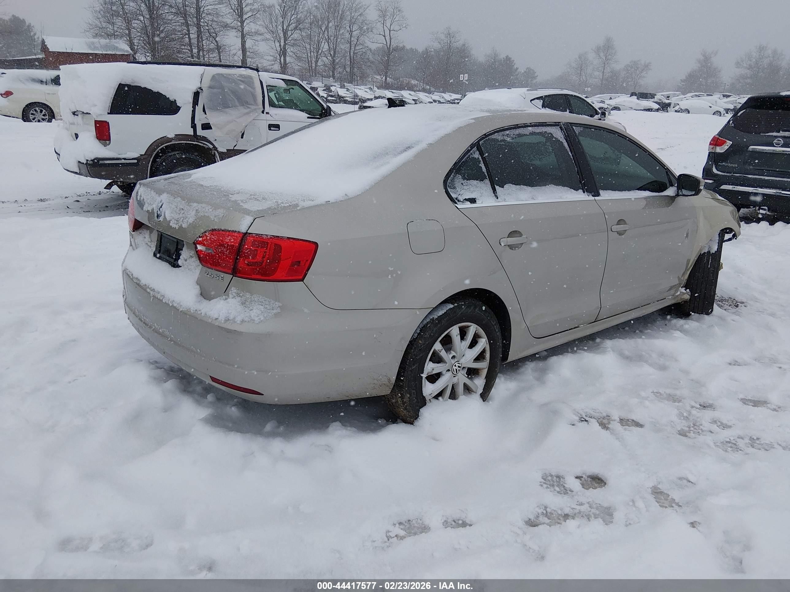 2013 Volkswagen Jetta 2.5l Se Gold vin: 3VWDP7AJ7DM269805